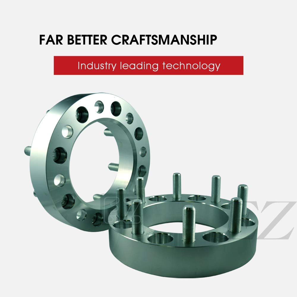 Ezaccessory 2 Billet Wheel Adapters 7X150 To 7X150 Thickness 1.5 Inch 14X1.5 Studs