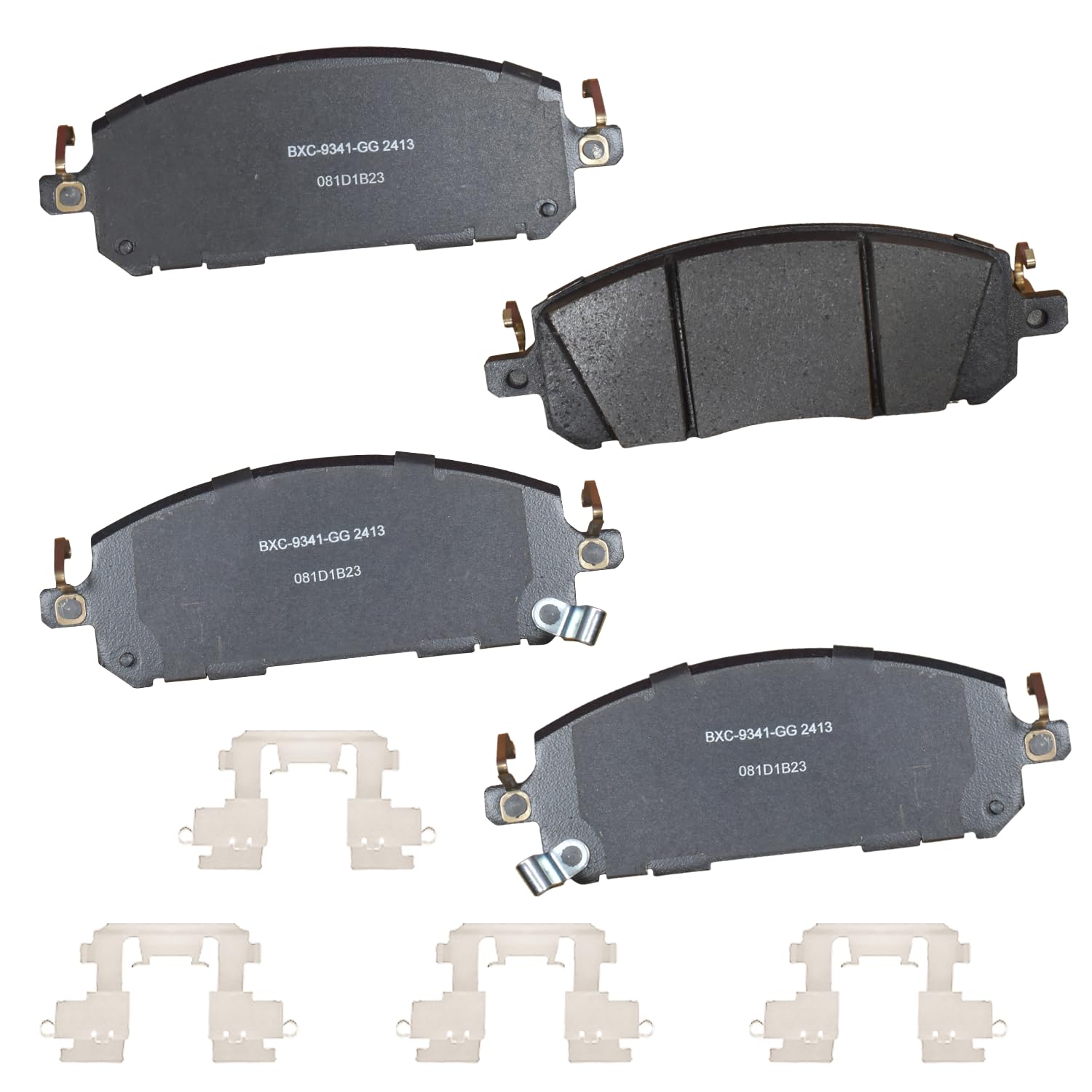 Bendix Premium Sbc2413 Ceramic Front Brake Pads For Infiniti Qx60 2023-2022, Mitsubishi Outlander 2023-2022, Outlander Phev 2023