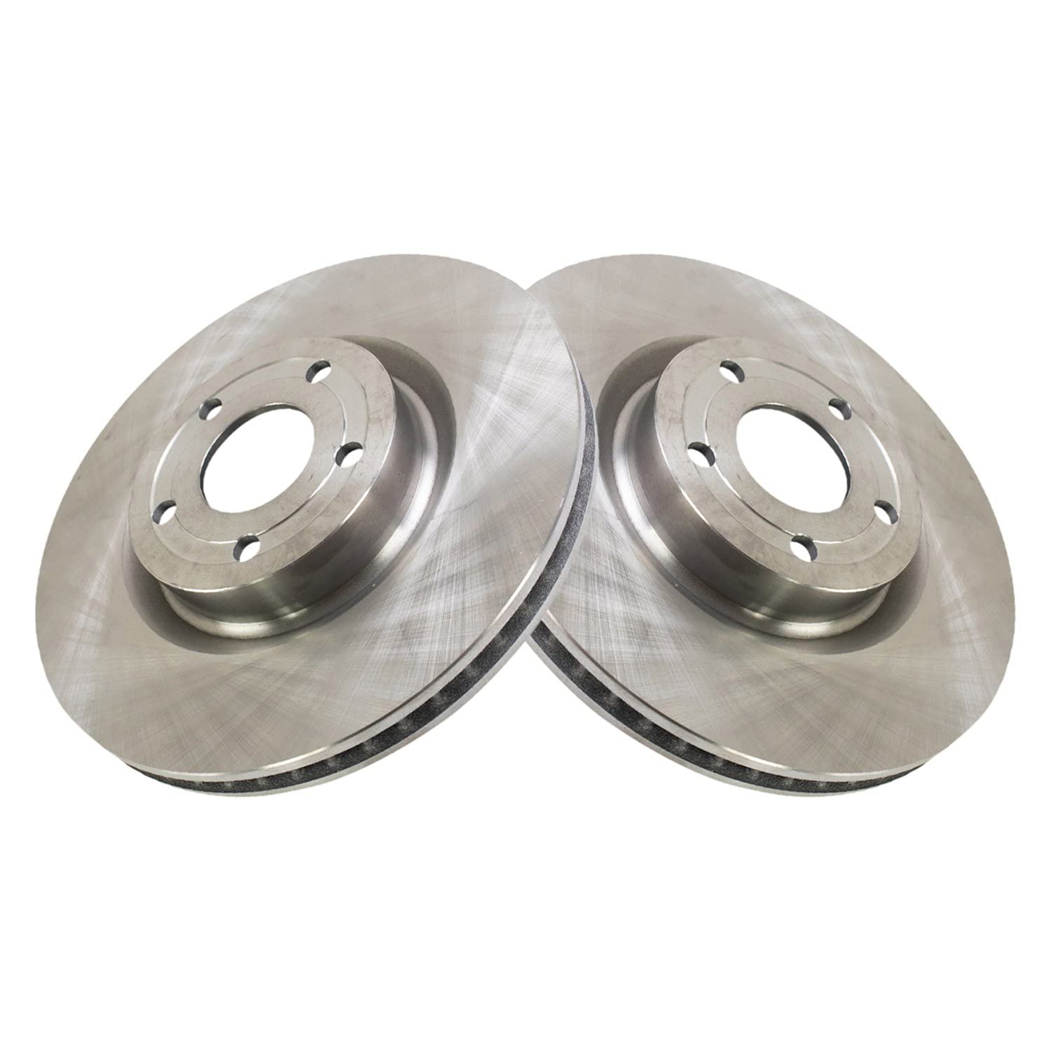 Trq Front Brake Rotors Set Vented Compatible With 2021-2022 Ford Bronco Sport 2020-2022 Escape Lincoln Corsair