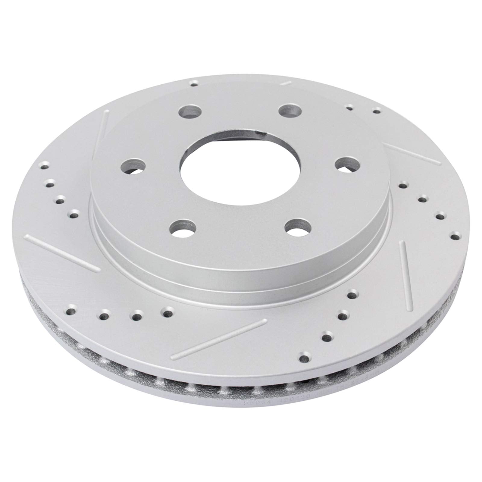 Trq Front Performance Brake Rotor Drilled Slotted Pair For Cadillac Chevy Gmc Truck