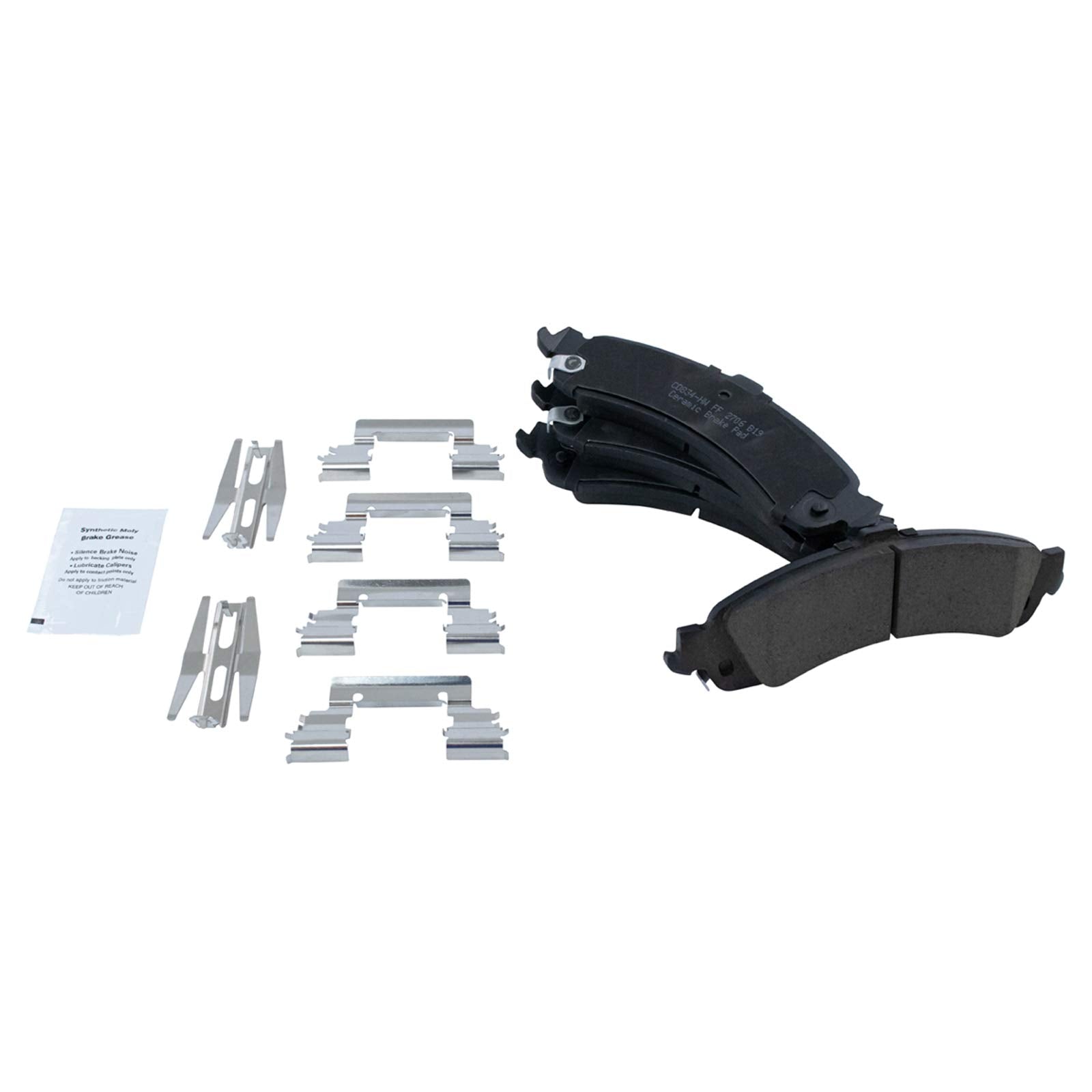 Trq Rear Ceramic Brake Pads & G-Coated Rotor Kit For Gm Pickup Truck Suv New