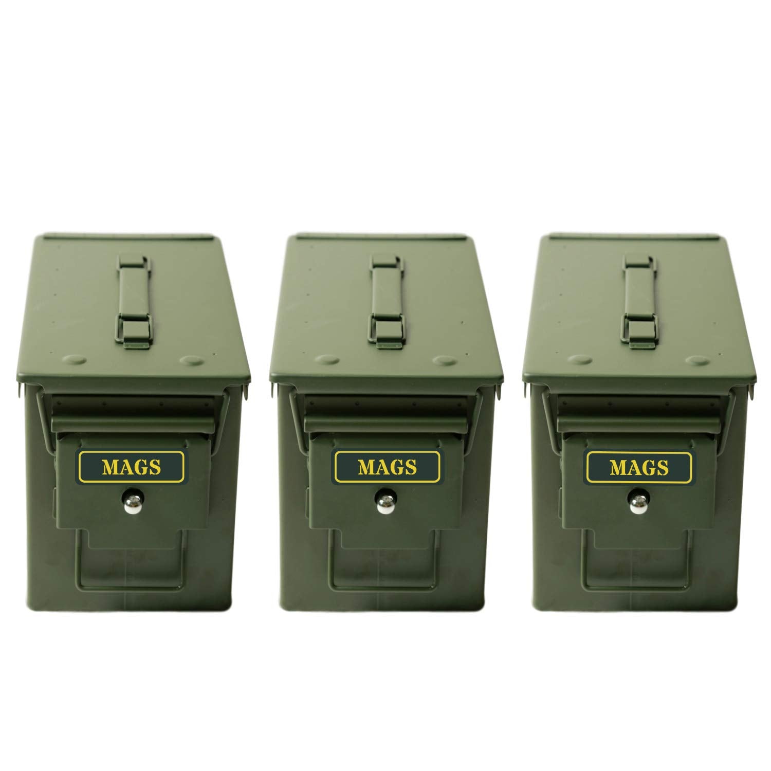 Aolamegs Ammo Can Vinyl Sticker Set Decal Label .Mags (20 Pack/.Mags)