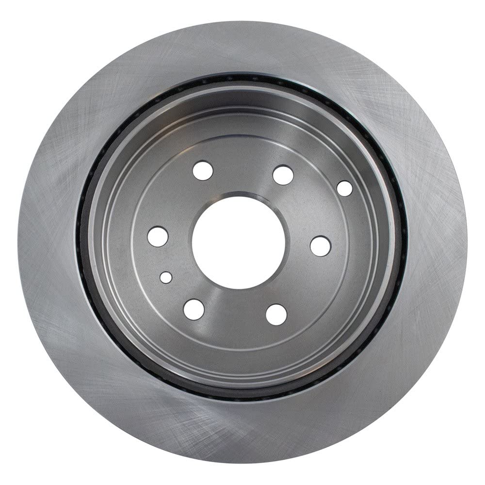 Trq Rear Brake Rotors Set Vented Compatible With 2008-2017 Buick Enclave 2009-2017 Chevrolet Traverse 2007-2016 Gmc Acadia 2017