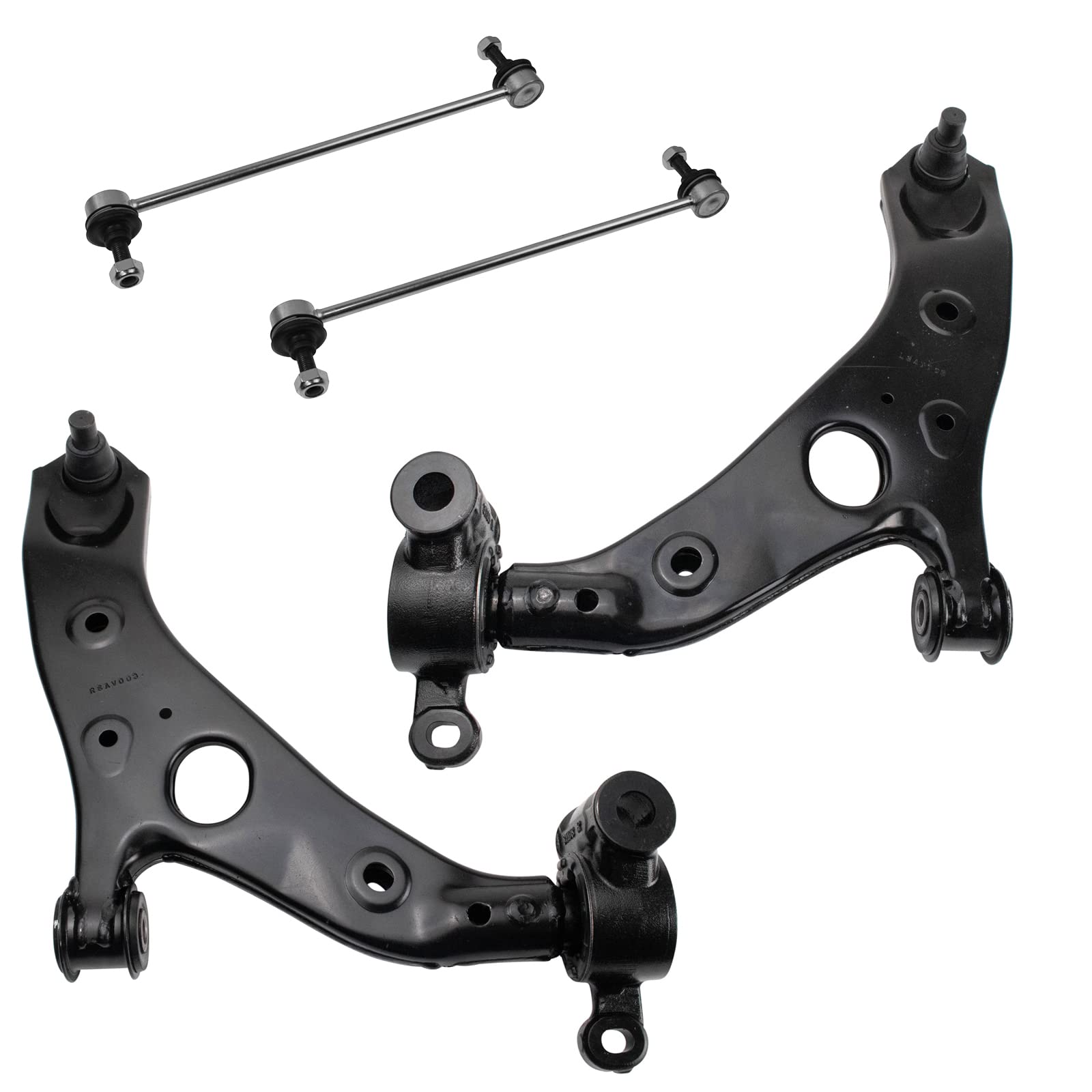 Trq Front Suspension Kit Control Arm With Ball Joint Sway Bar Stabilizer Link Compatible With 2014-2020 Mazda 6 2013-2016 Cx-5