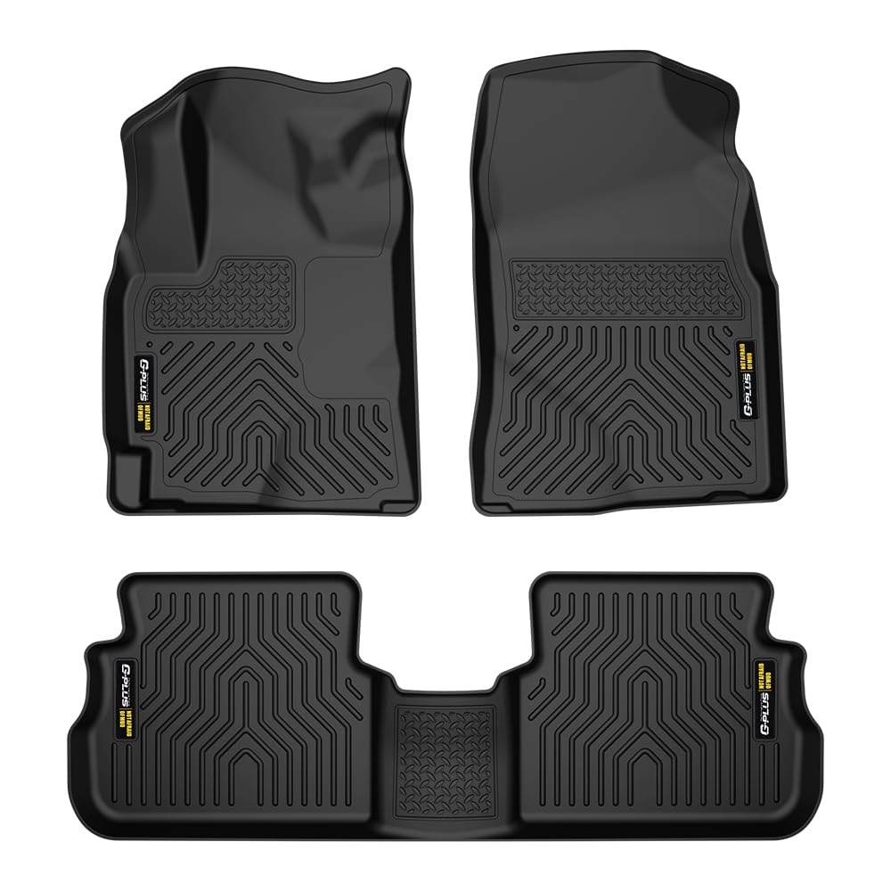 G-PLUS TPE Floor Mats,Compatible with Toyota Corolla/Linerrix 2009-2013 Floor Liners All Weather Full Cover Protection 1st & 2nd