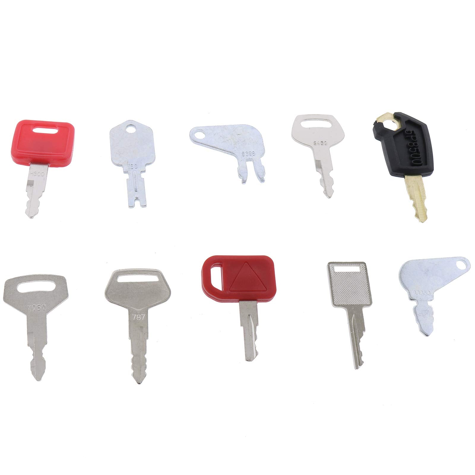 Solarhome 10 Heavy Construction Equipment Ignition Keys Sets For Caterpillar Case Jd Hyster Komatsu Keys Heavy Equipment