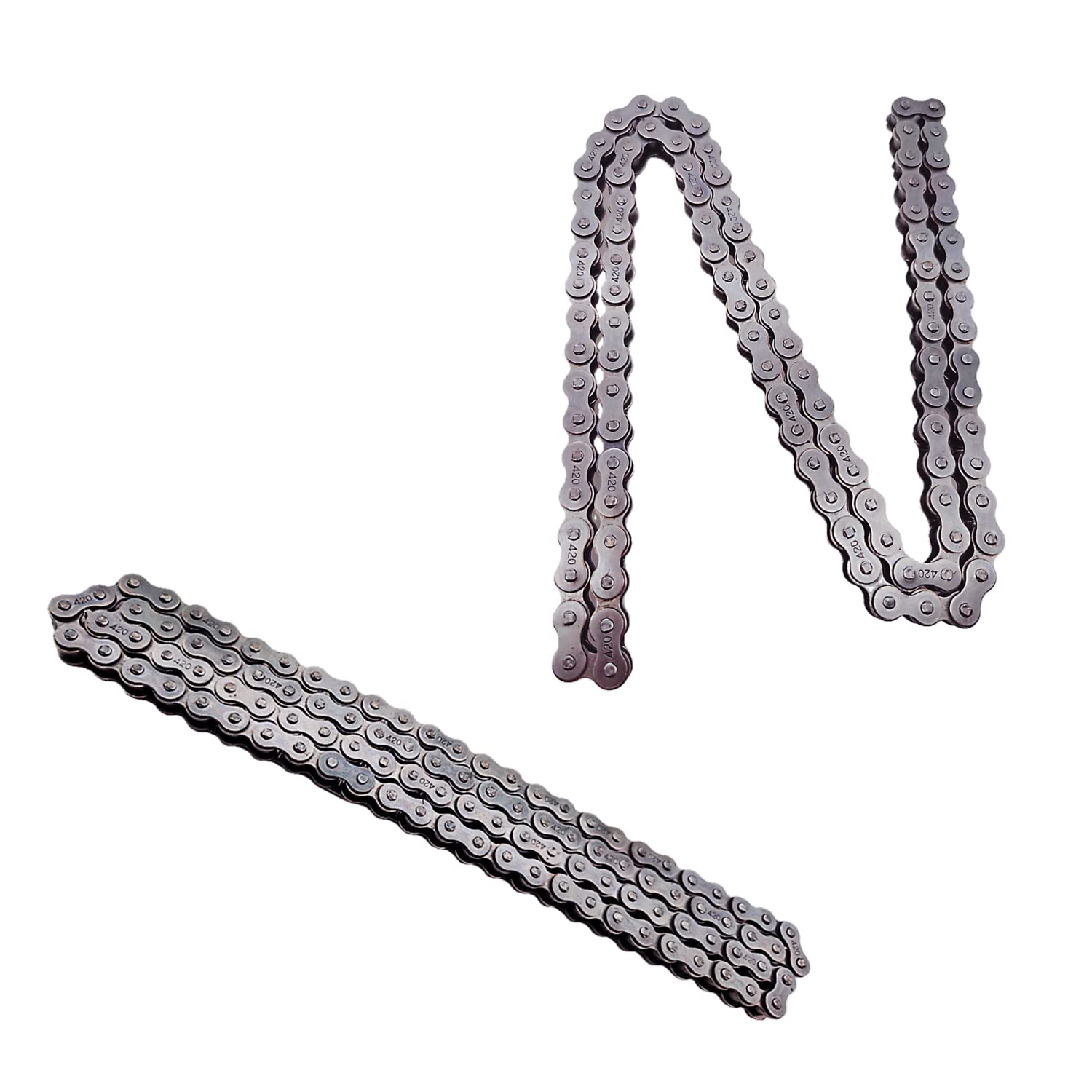 For Coleman Mini Bikes Ct200U Ct200U-Ex Bt200X Front And Rear Drive Chains 420 Chain 42 Links And 90 Links