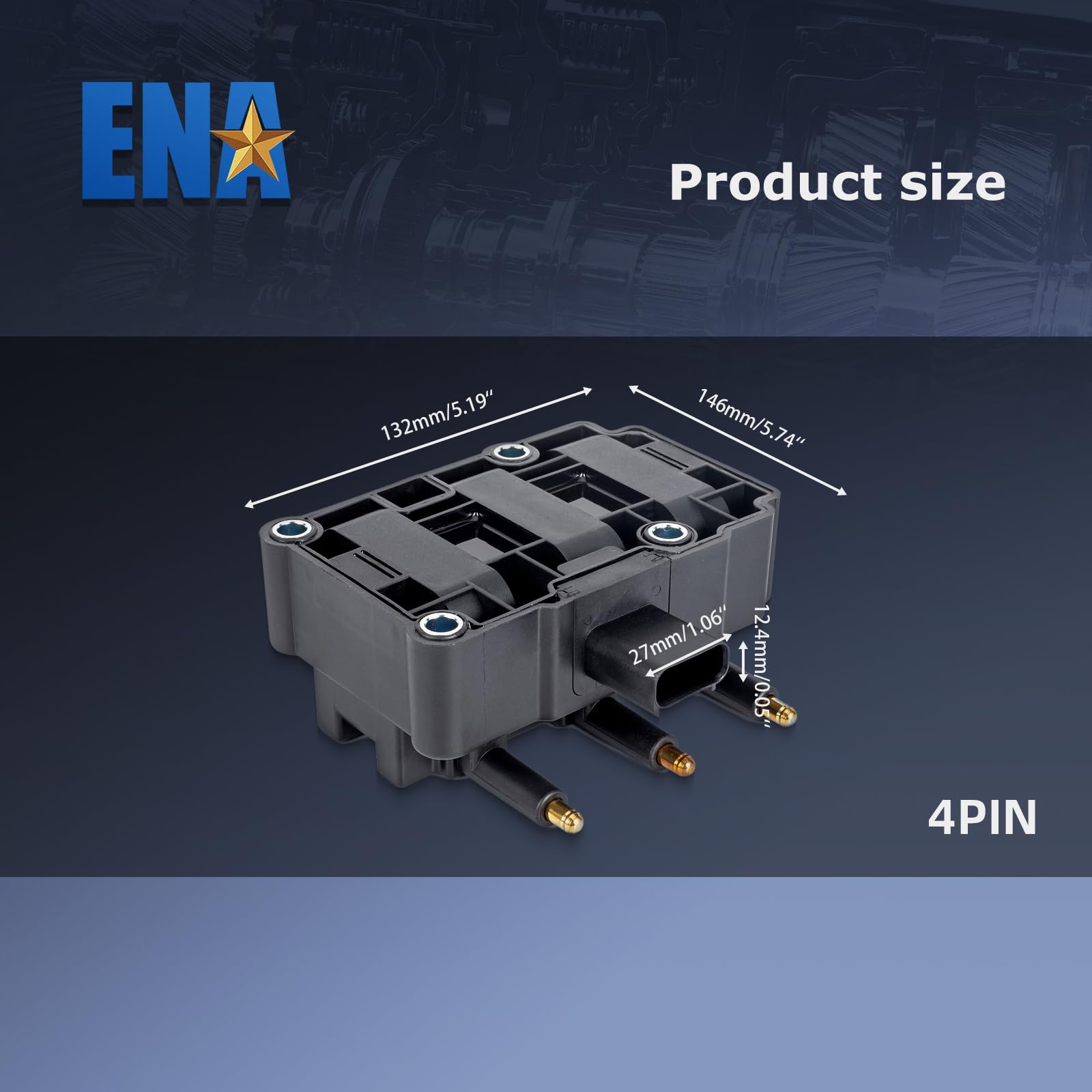 ENA Ignition Coil 2001 2002 2003 2004 2005 2006 2007 2008 2009 Compatible with Dodge Jeep Chrysler Town Country Grand Caravan Wr