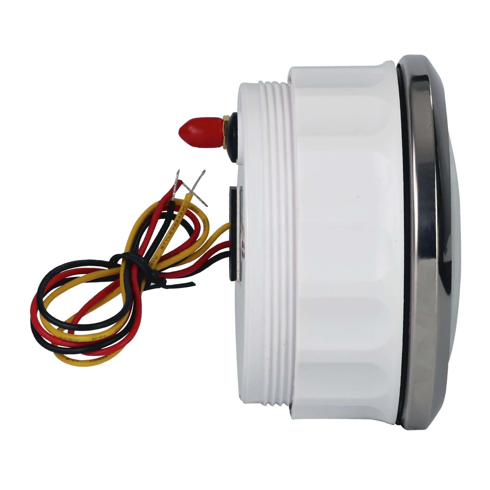 Motor Meter Racing W Pro 85Mm 3-3/8'' Gps Speedometer Digital Odometer 160 Mph/240 Kmh Waterproof White Dial Red Led For Car Tru