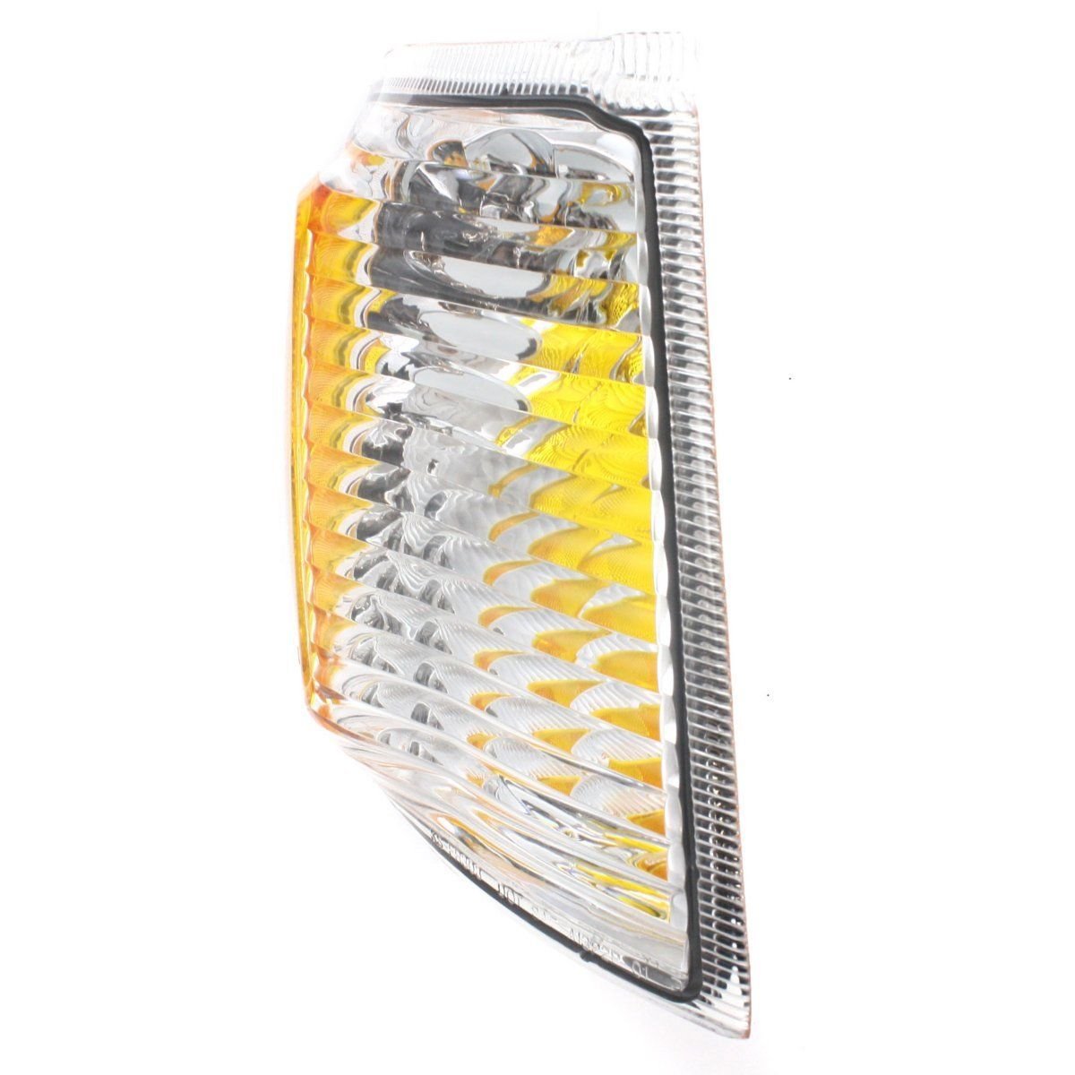 DAT AUTO PARTS Front Right Passenger Side Parking Signal Side Marker Light Corner Lamp Lens and Housing Replacement for 2001-2005 Ford Explorer Amber & Clear Lens FO2521164 1L5Z13200AA