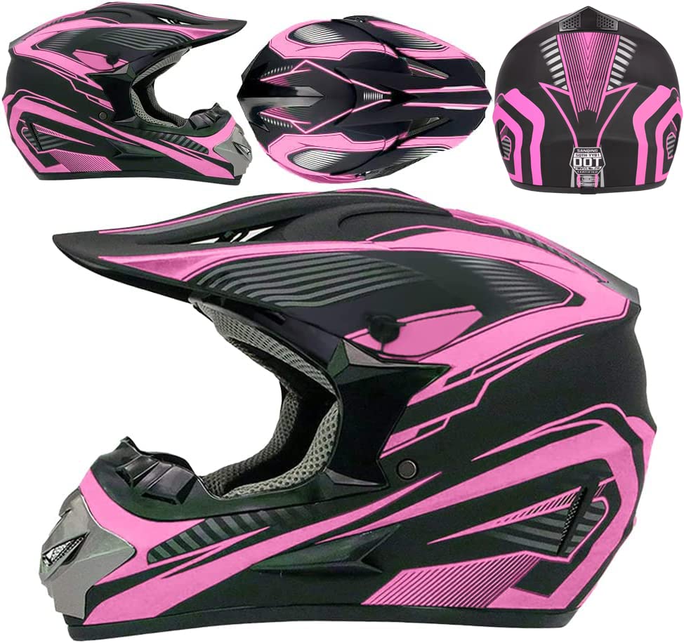 Motocross Helmet,Youth Kids Trend Full Face Helmet,Atv Motorcycle Helmet,Dirt Bike Downhill Off-Road Mountain Bike Helmet,Dot Ce