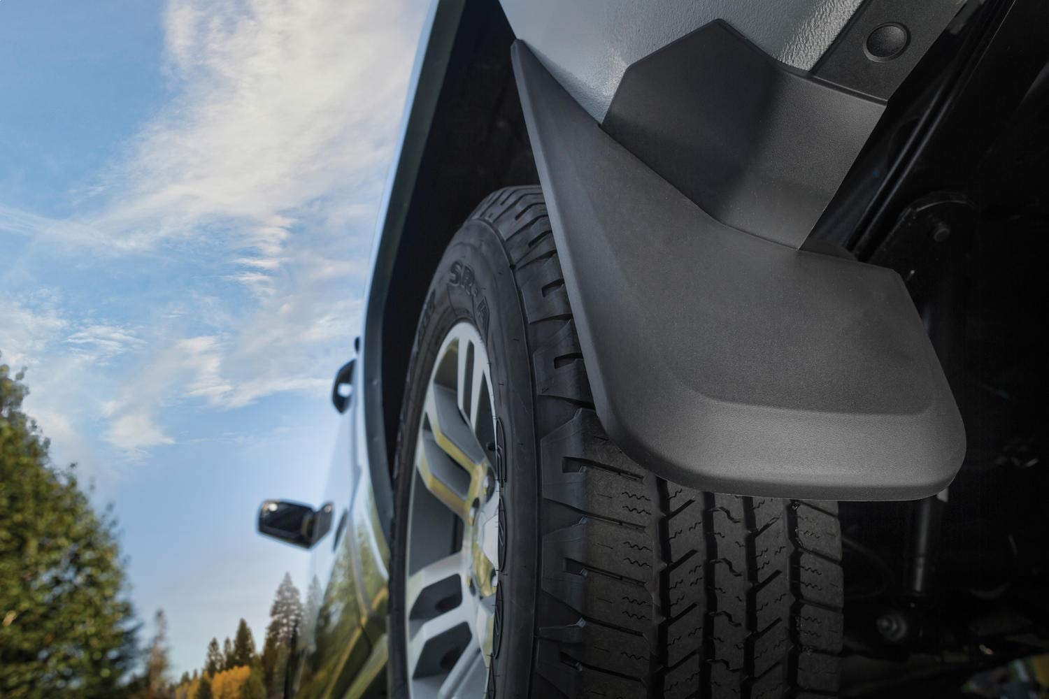 Husky Liners - Front Mud Guards | 2019 - 2022 Ram 1500 W/Oem Fender Flares, Front Set - Black, 2 Pc | 58131