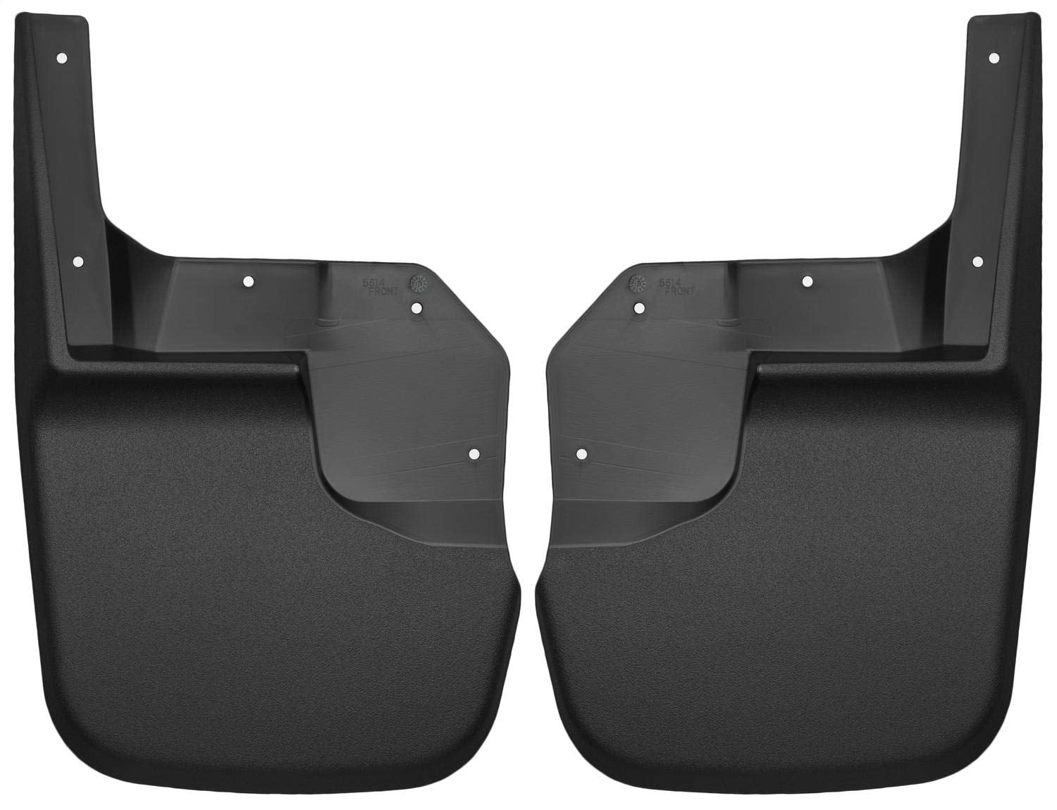 Husky Liners - Front Mud Guards | 2007 - 2018 Jeep Wrangler W/ Standard Bumper, Front Set - Black, 2 Pc | 56141