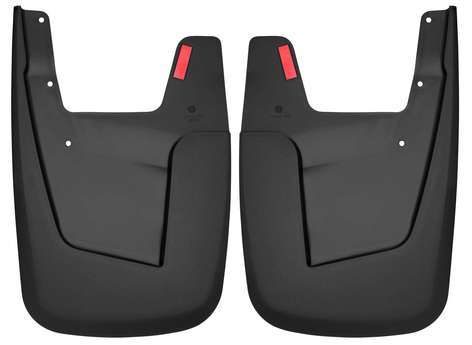Husky Liners - Rear Mud Guards | 2019 - 2022 Ram 1500 W/Out Oem Fender Flares, Rear Set - Black, 2 Pc. | 59141