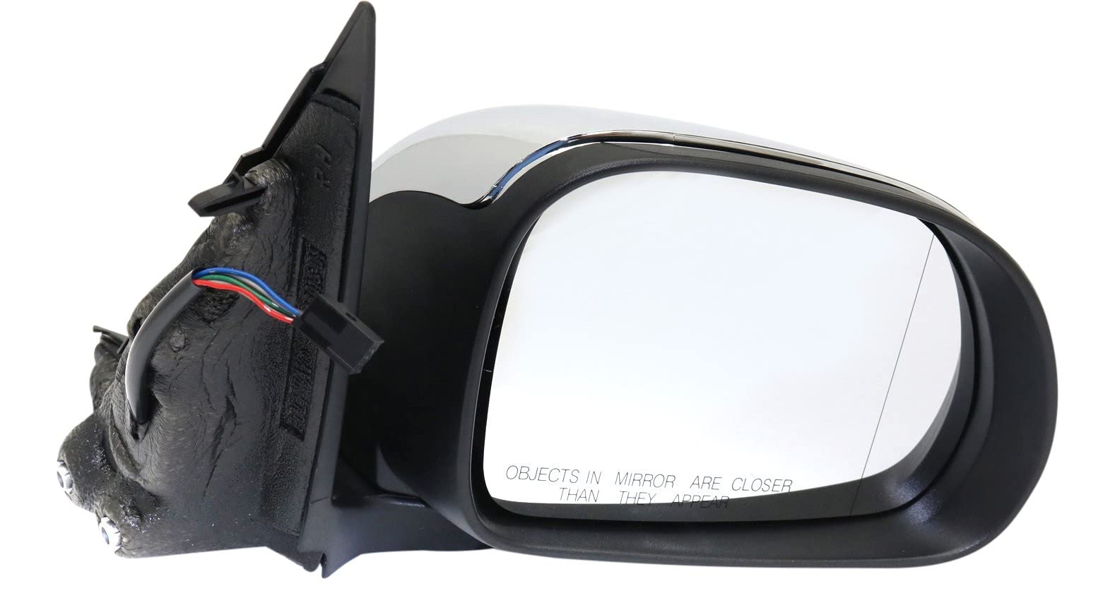 Kool Vue Mirror Passenger Side Compatible with 2011-2016 Ford F-250 Super Duty, 2011-2016 F-350 Super Duty, 2011-2016 F-450 Super Duty & 2011-2012 F-550 Super Duty Power Glass, Heated - FI1321103