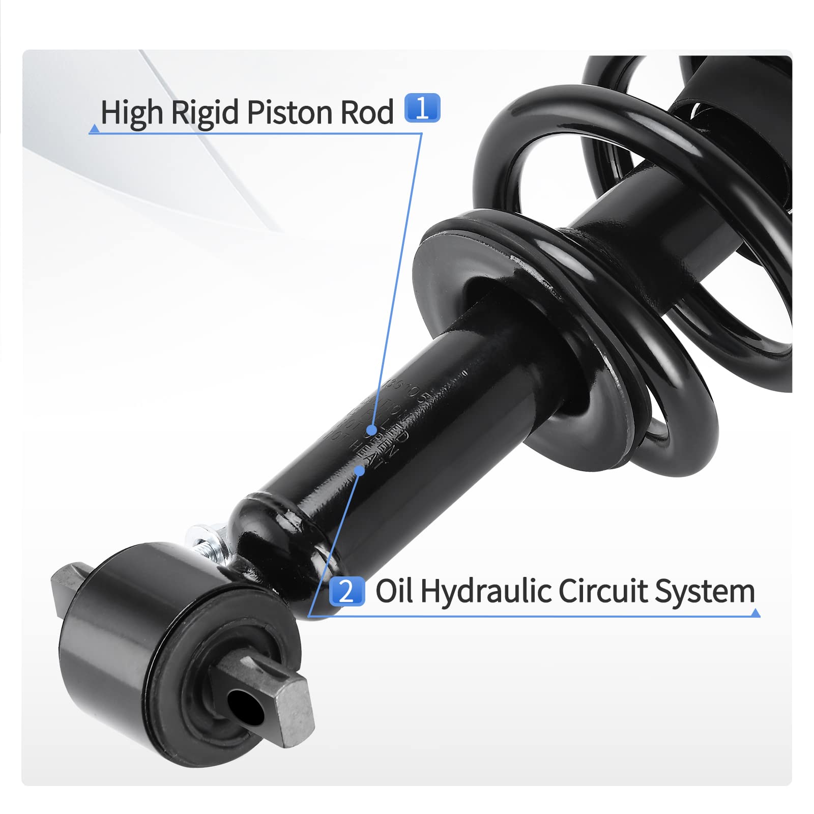 Yitamotor Front Complete Strut Rear Suspension Shocks Compatible With 2007-2020 Chevrolet Suburban Tahoe Avalanche 2007-2020 Gmc