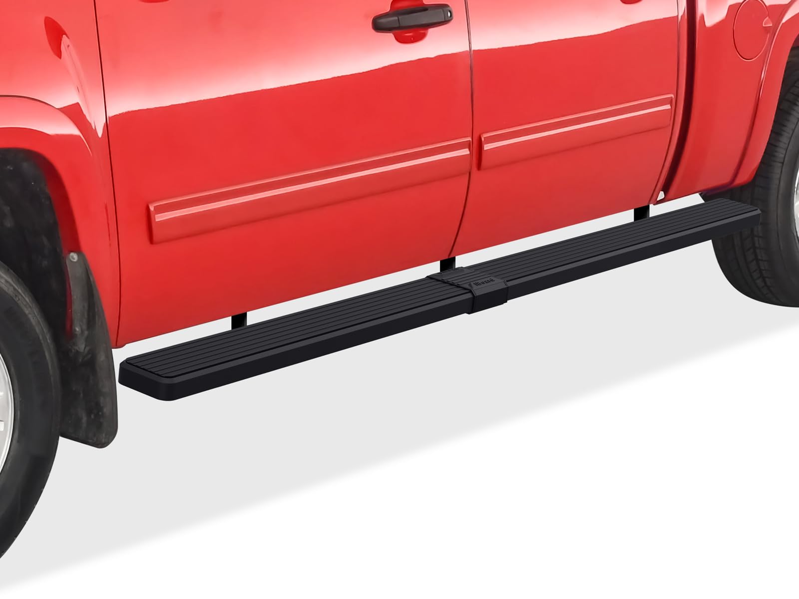 APS Running Boards (Nerf Bars Side Steps Bar) Compatible with Chevy Silverado GMC Sierra 1500 2001-2013 Crew Cab 5.6ft Bed & 250