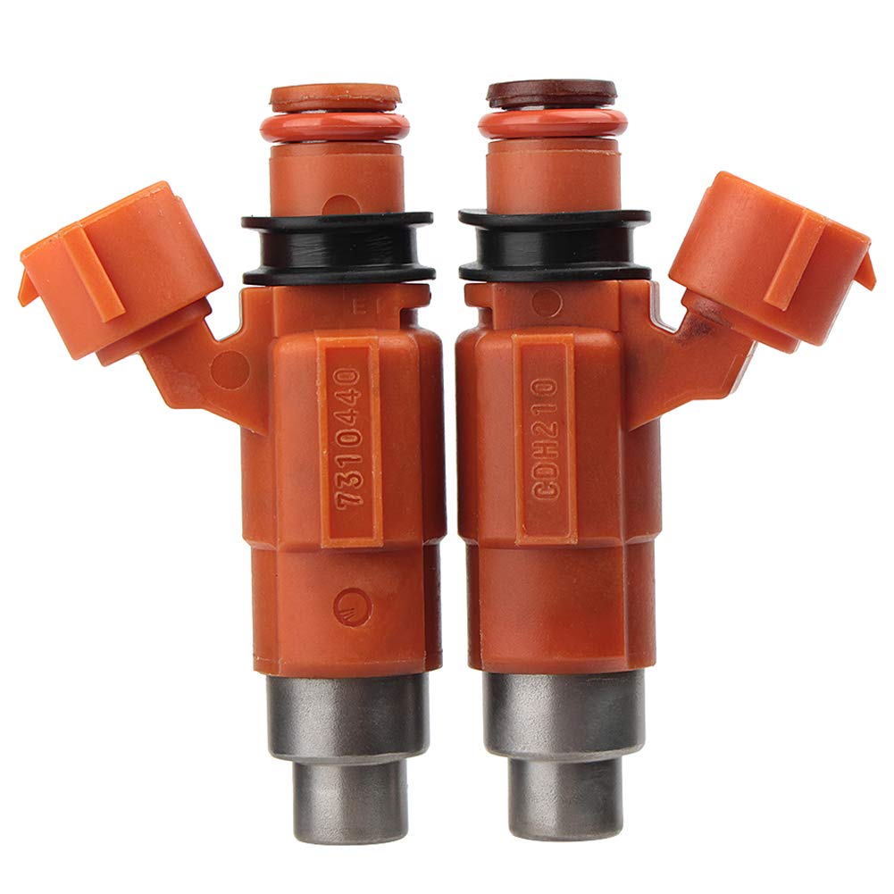 AUTOKAY 4pcs Fuel Injector Flow Matched 68V-8A360-00-00 for Yamaha Outboard 115 HP Marine