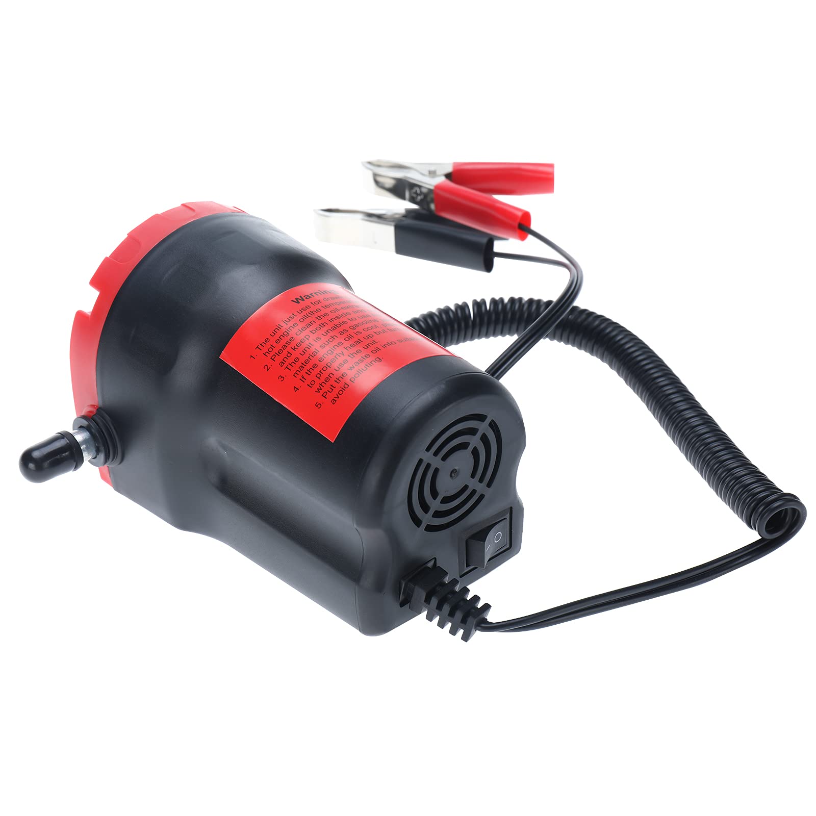 Amarine Made 12V 60W Oil Change Pump Extractor, Oil/Diesel Fluid Pump Extractor Scavenge Oil Change Pump Transfer Suction Transf