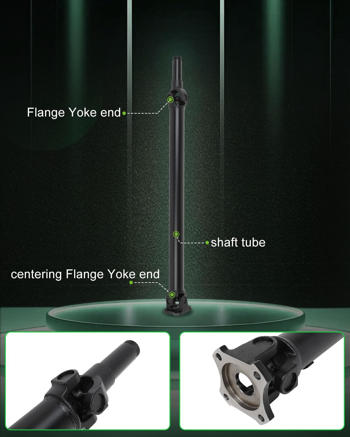 Scitoo 62.5'' Rear Drive Shaft Assembly Propeller Shaft Compatible For Chevy S10 1994-2003,For Gmc Sonoma 1994-2003 15043842