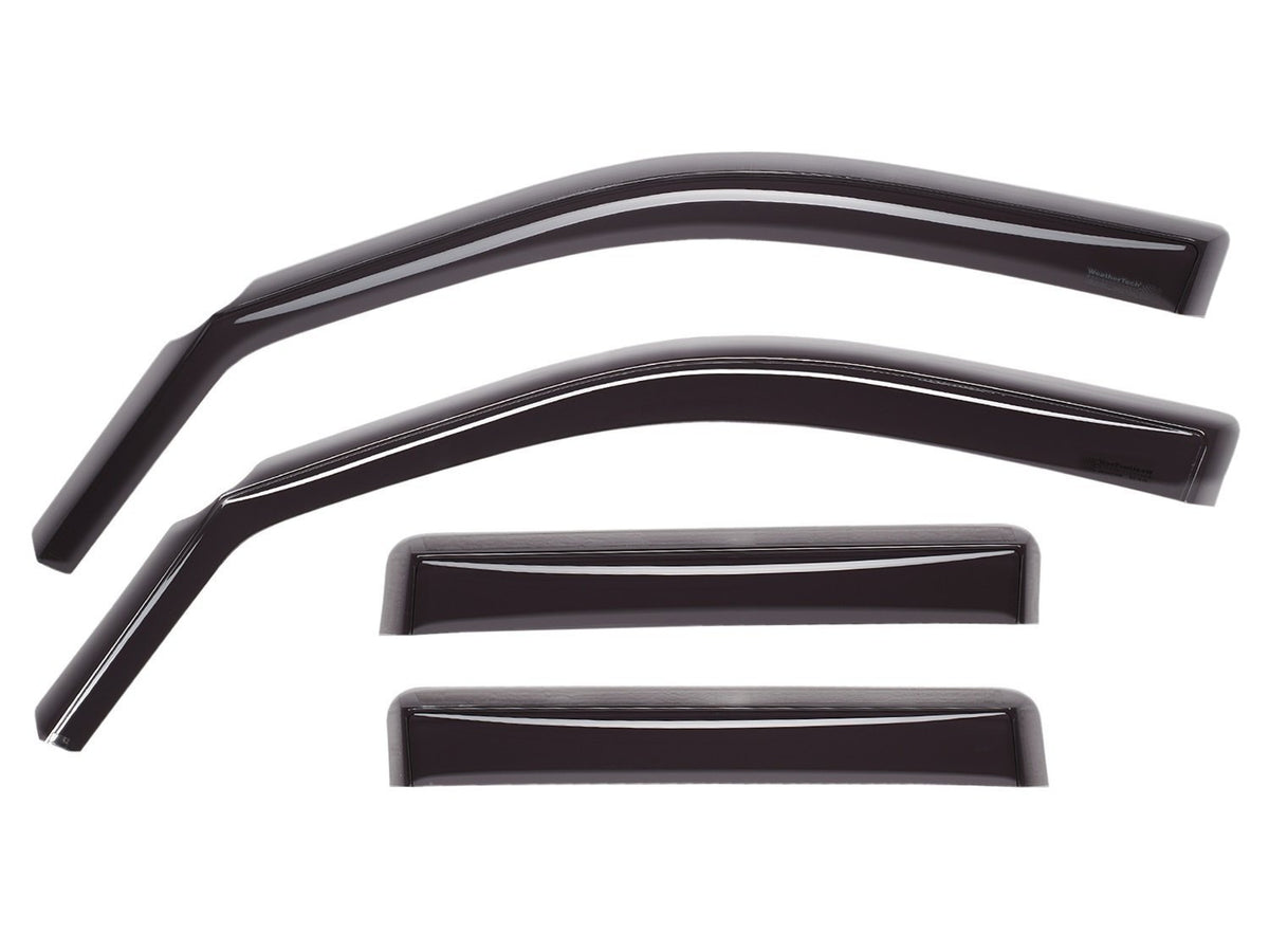 WeatherTech Custom Fit Side Window Deflectors for Toyota Tacoma - (82792), Front & Rear Set - Dark Tint