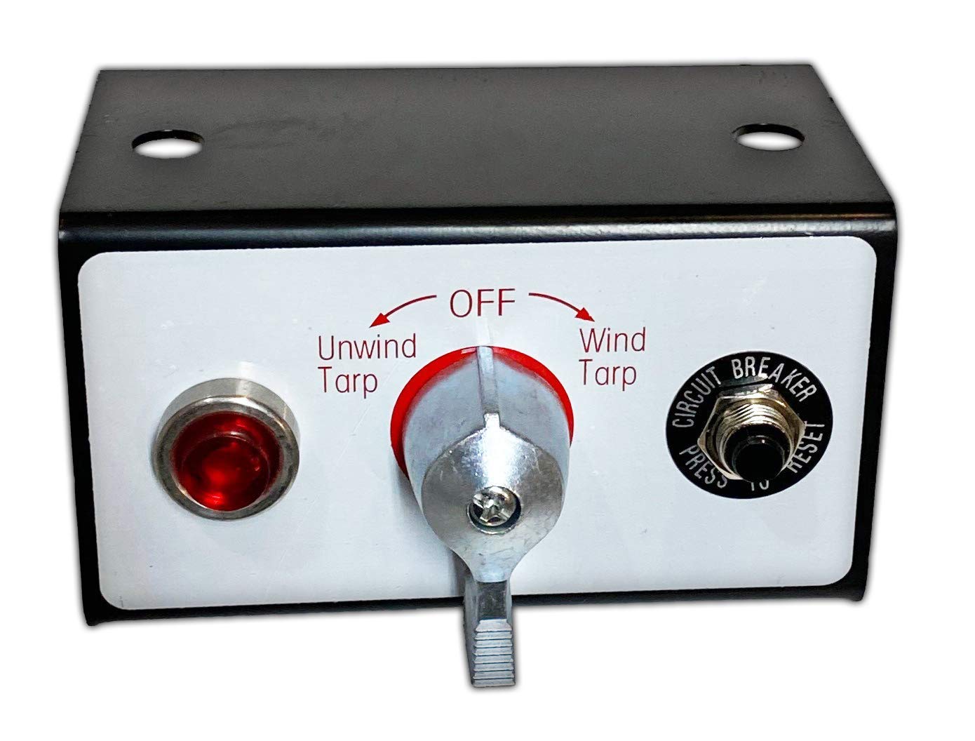 All Truck Products Tarp Motor Rotary Switch Kit W/Circuit Breaker And Indicator Light 12Vdc 50 Amps