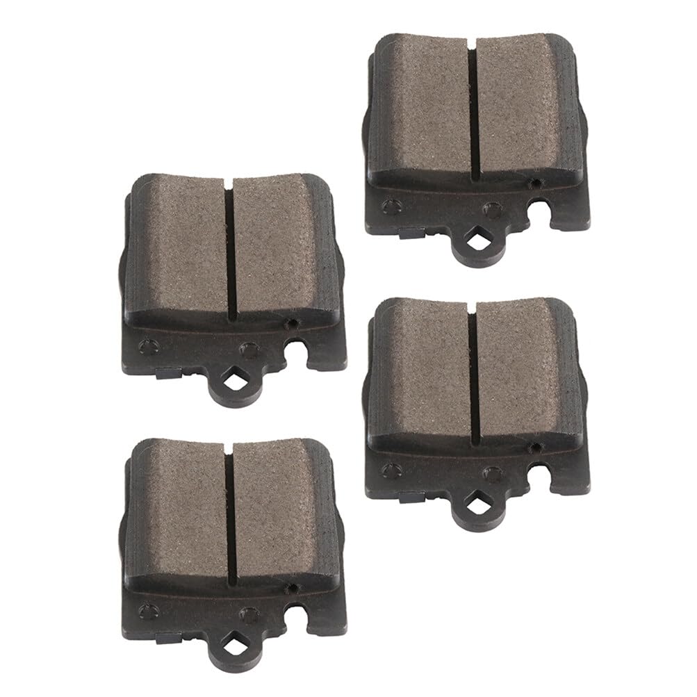 Automuto 4Pcs Rear Semi-Metallic Disc Brake Pads Set D876 For Mercedes-Benz C230 C240 C280 C320 C350 Clk320 Clk350 Clk430 E300 E