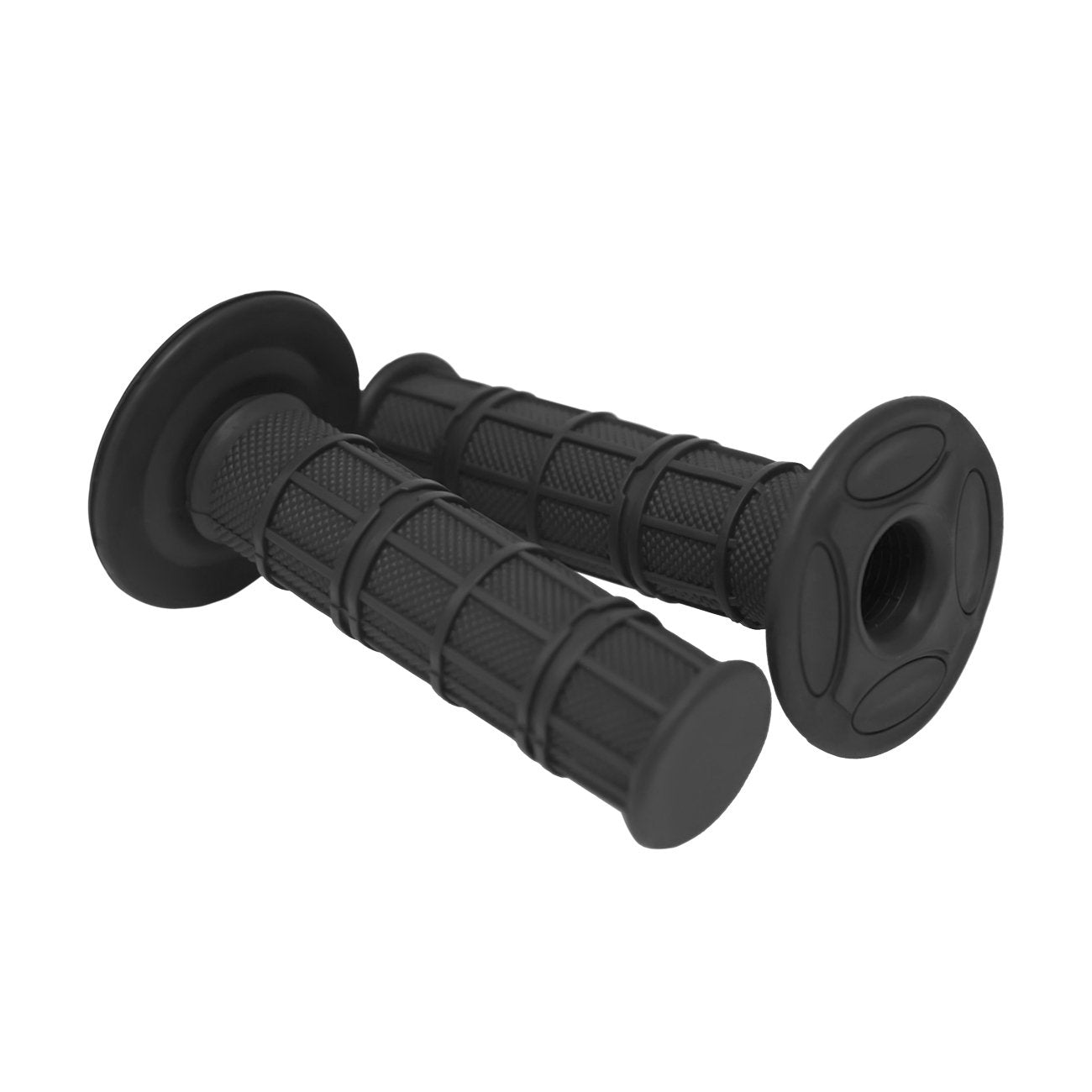 7/8' Practical Motorcycle Hand Grips Dirt Bike Motocross Gel Handlebar 2Pc- Black