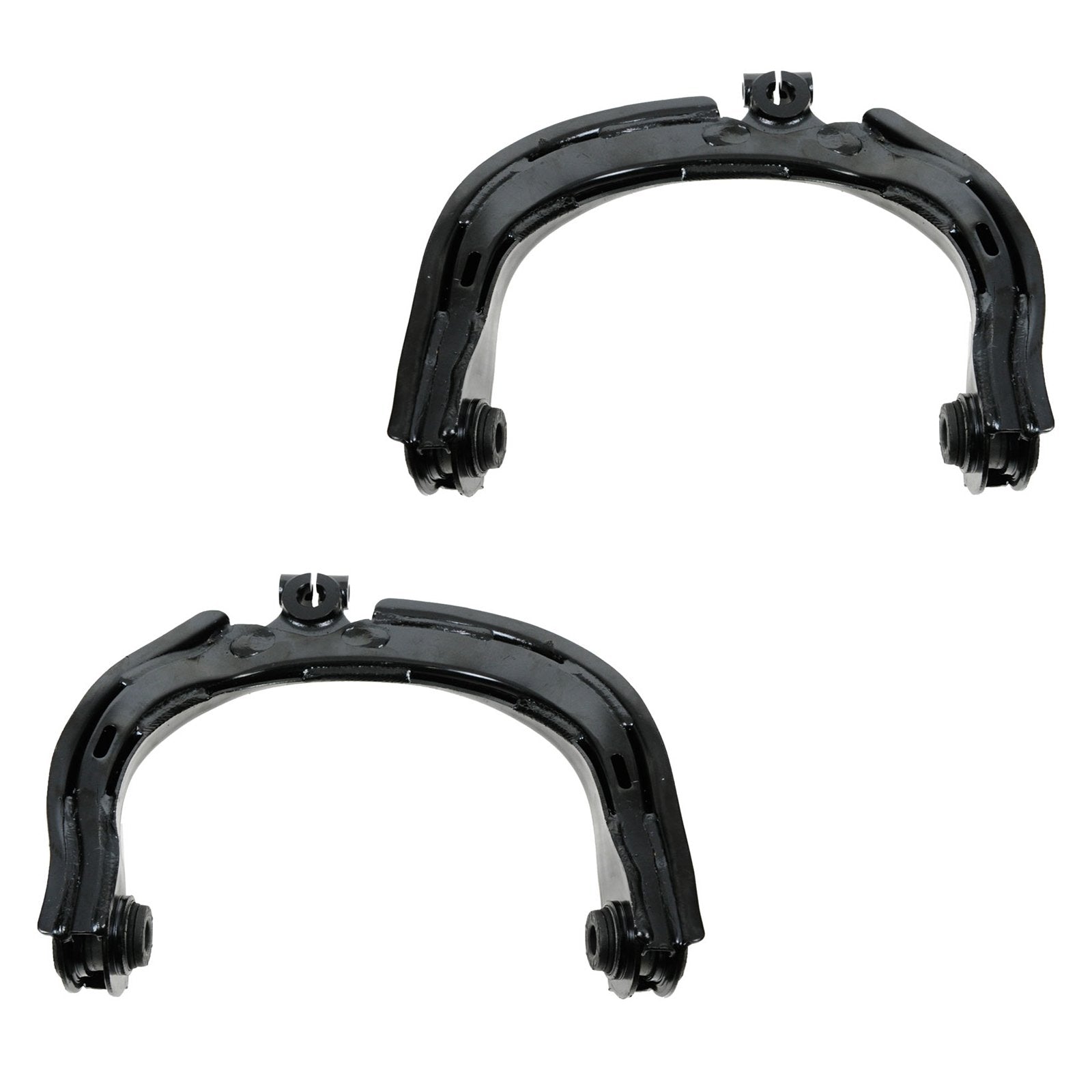 TRQ Front Upper & Lower Control Arm with Ball Joint Set Compatible with 04-07 Buick Chevrolet GMC Isuzu 04 Oldsmobile 05-07 Saab