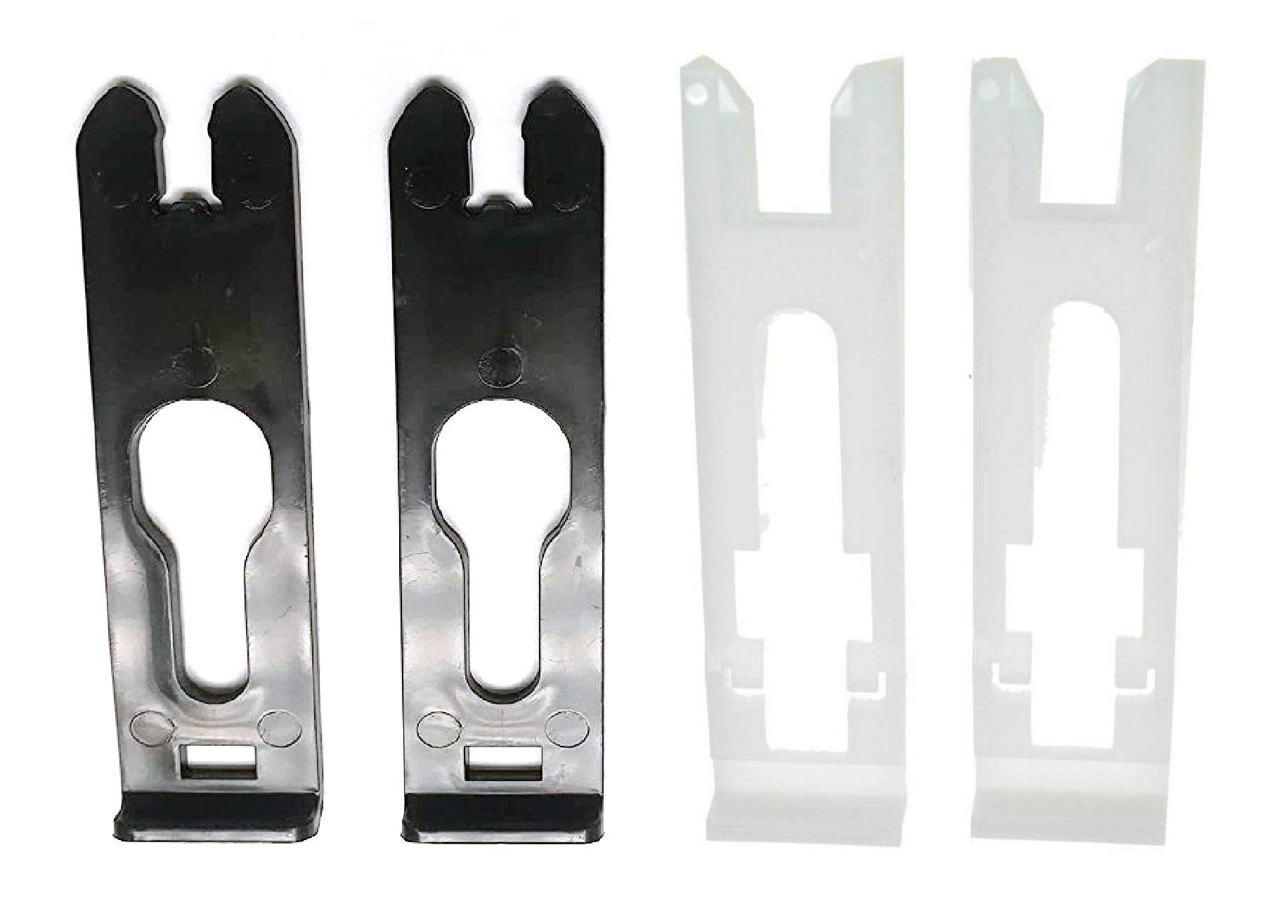 Jsp Manufacturing 4 Pack Assortment Headlight Retaining Clips 2 Pack Of Each Oem # 10298115+15734237