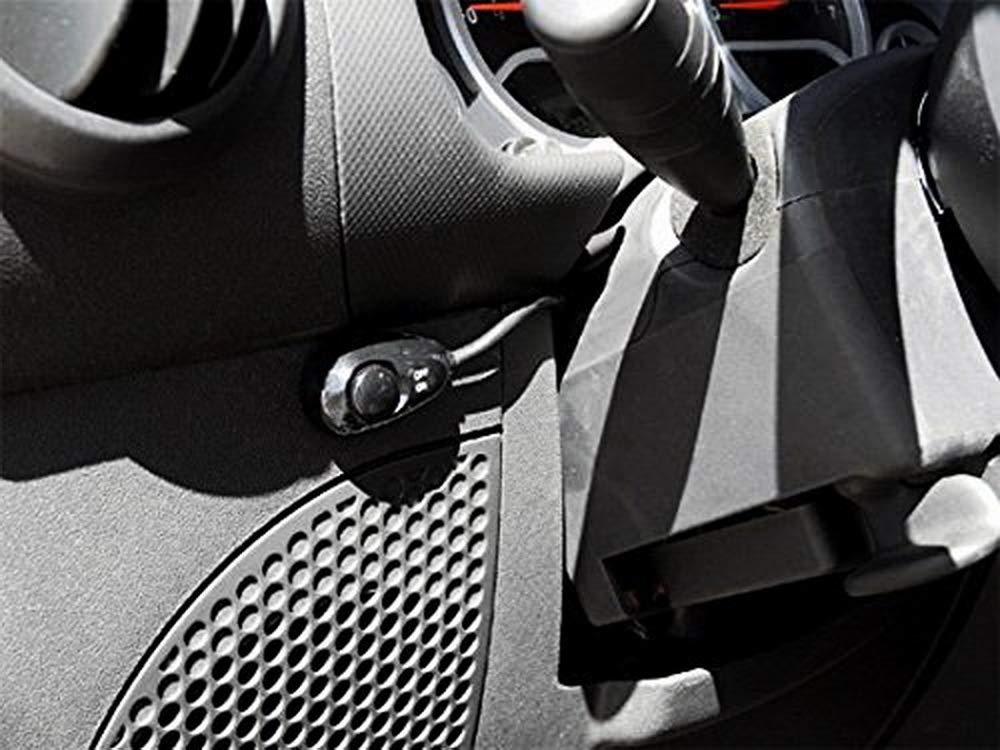 iJDMTOY (1) H11/H8 Relay Harness Wire Kit with LED Light ON/Off Switch Compatible with Automtive Driving Light, Fog Light, Off-R