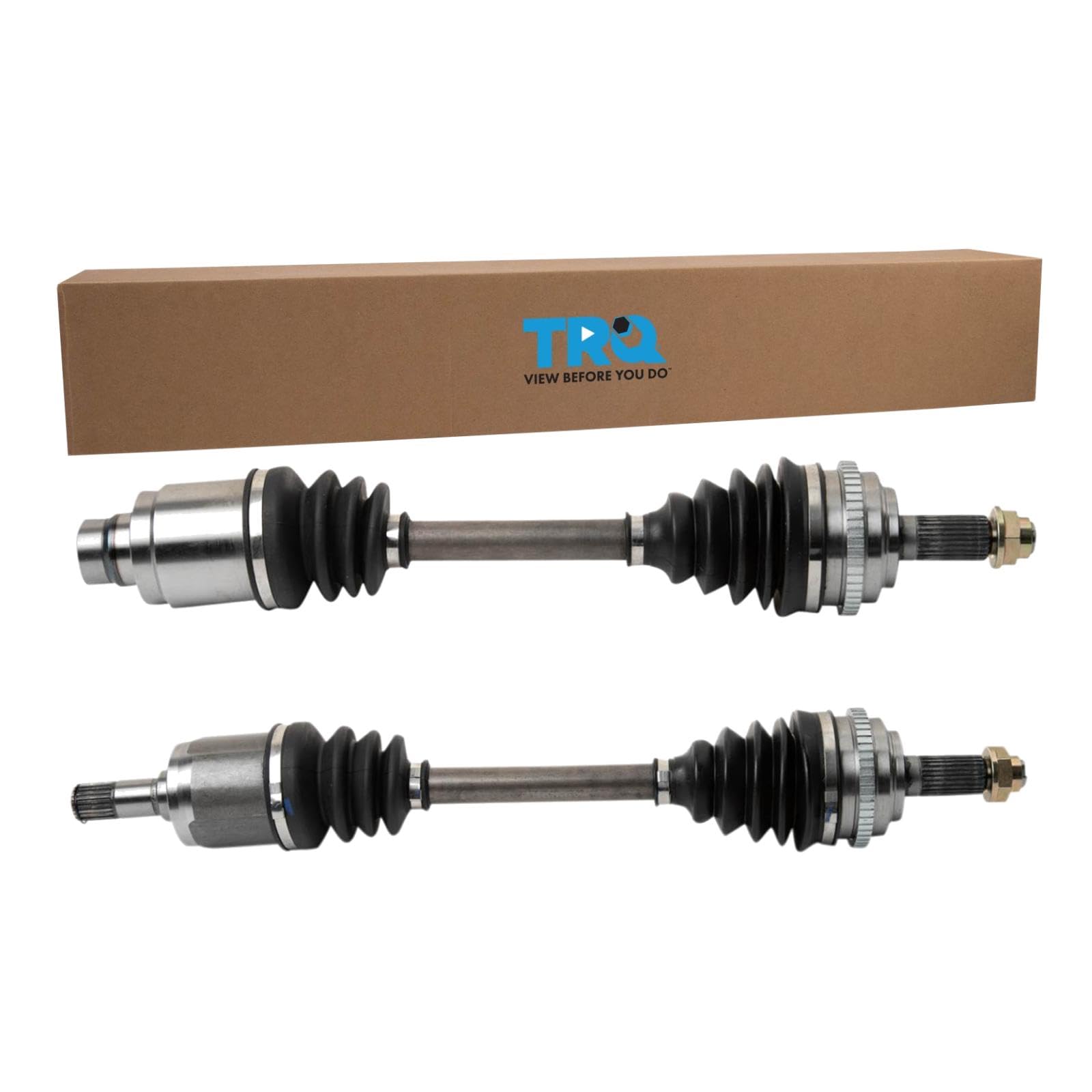 TRQ Front CV Axle Shaft Assembly Set Compatible with 2003-2005 Honda Civic