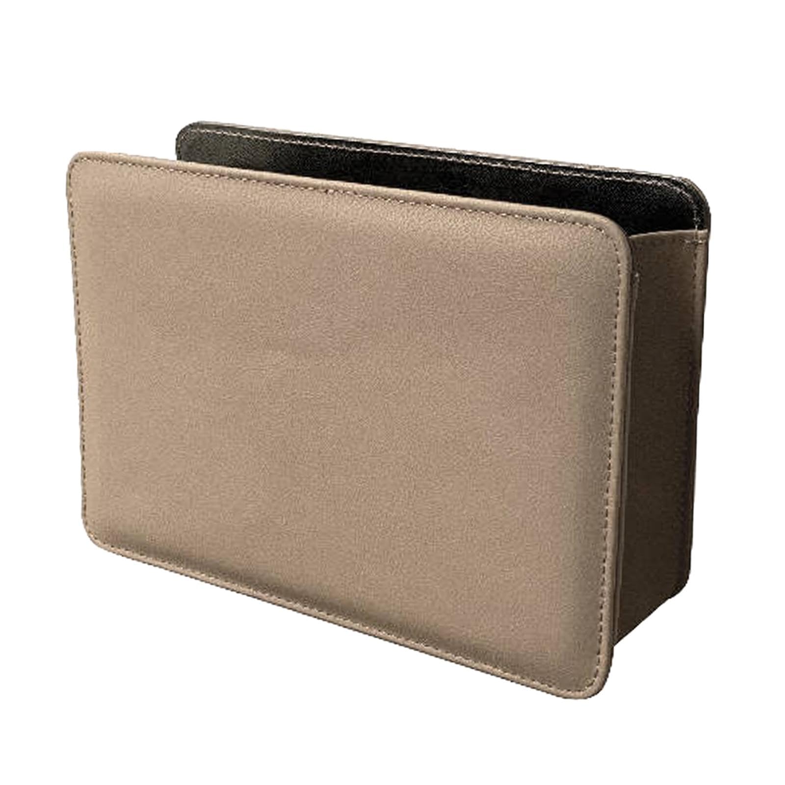 CALANDIS Car Trash Can Car Dustbin Portable Car Storage Box for Trucks Auto Suvs Beige | Other Auto Tools & Supplies | Automotiv