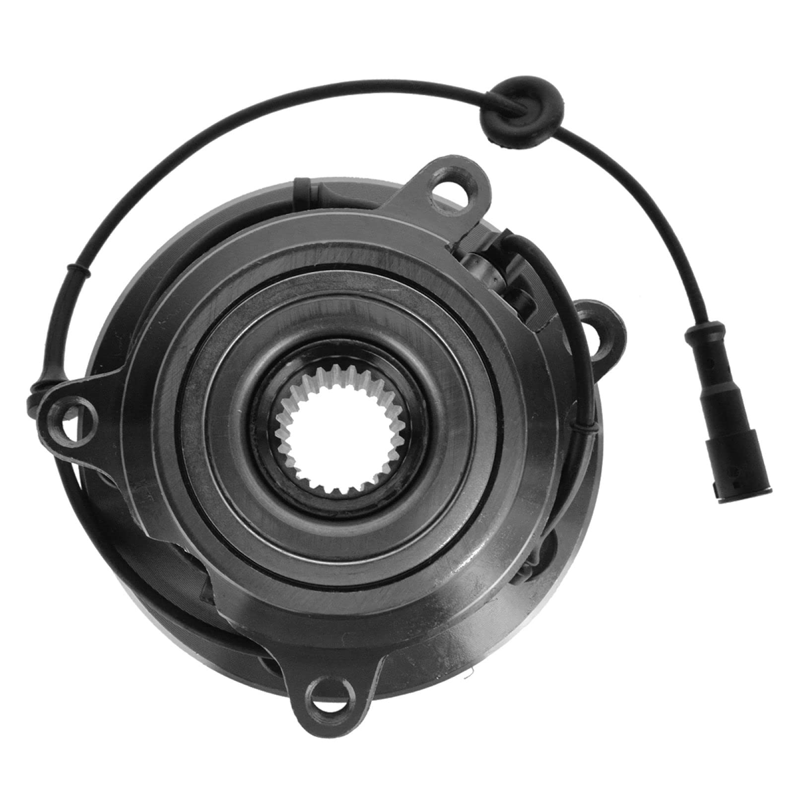 Trq Front Wheel Bearing & Hub Assembly With Abs Sensor Compatible With 1999-2004 Land Rover Discovery