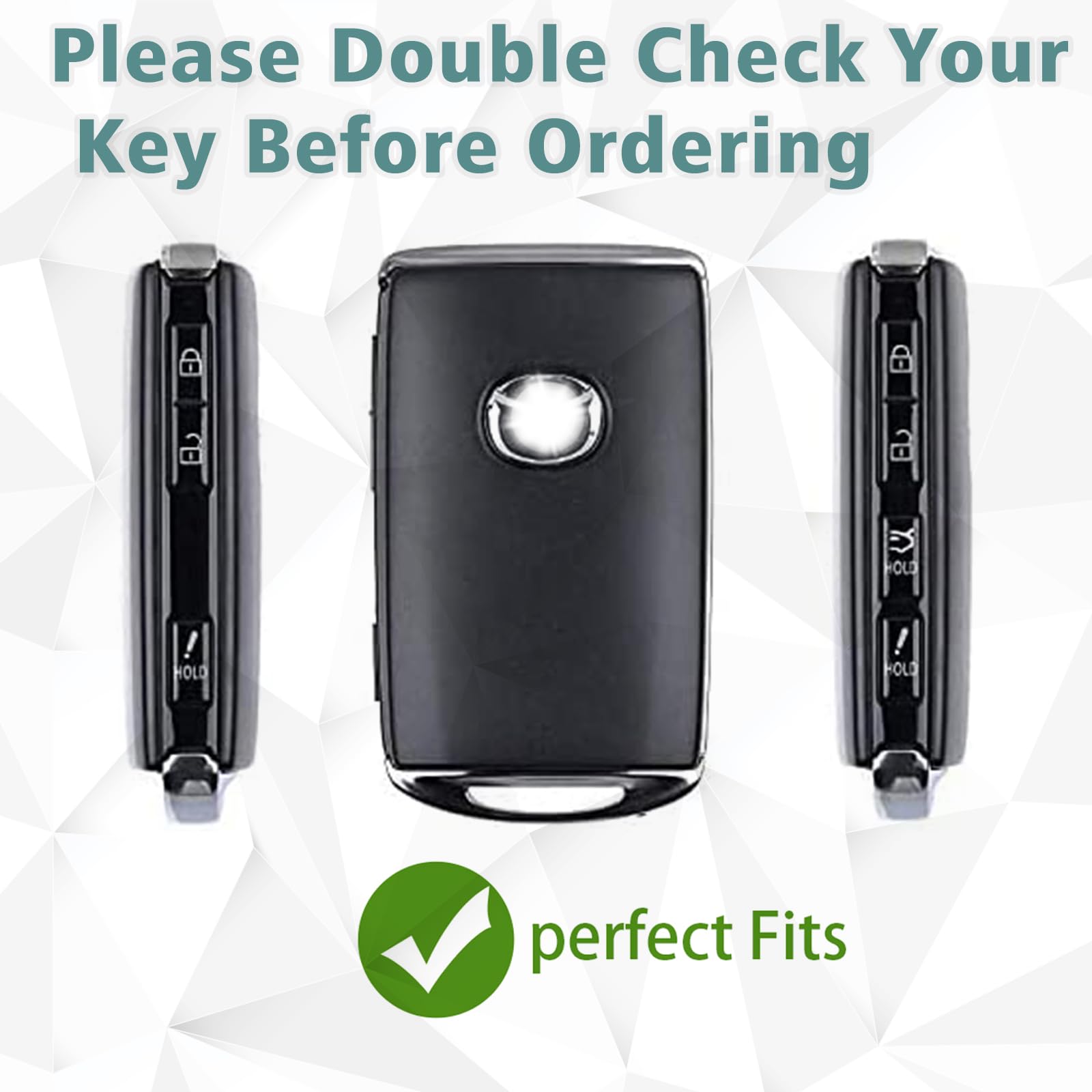 Keycov Key Fob Cover For Mazda Accessories Keychain Keyshell Ring Case Compatible With 2019-2021 Mazda 3,For Mazda 3 Hatchback,2