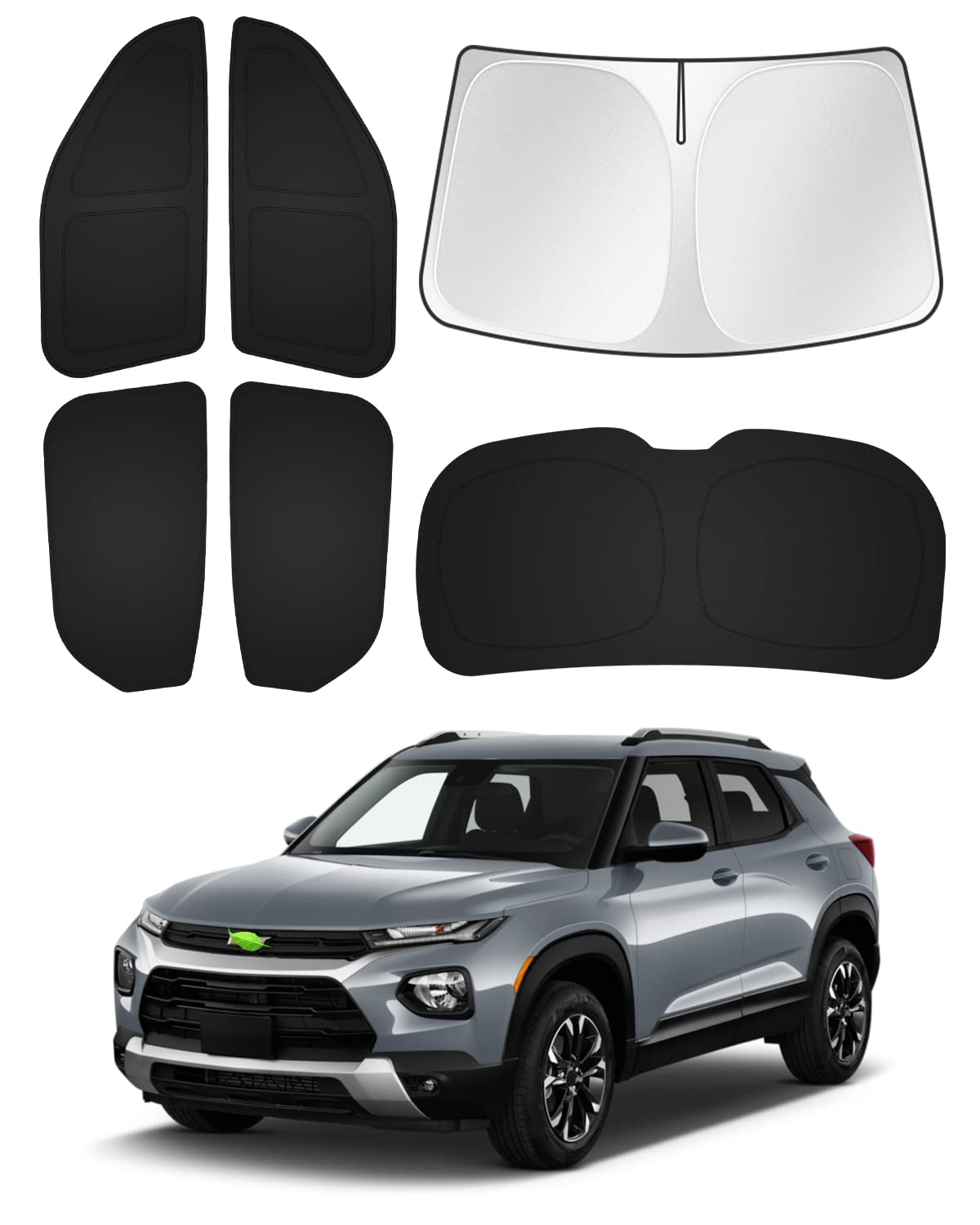 Canvcle Sunshade For 2021-2024 2025 Chevrolet/Chevy Trailblazer Windshield Sun Shade Side Rear Window Shade Cover Sun Visor Shie
