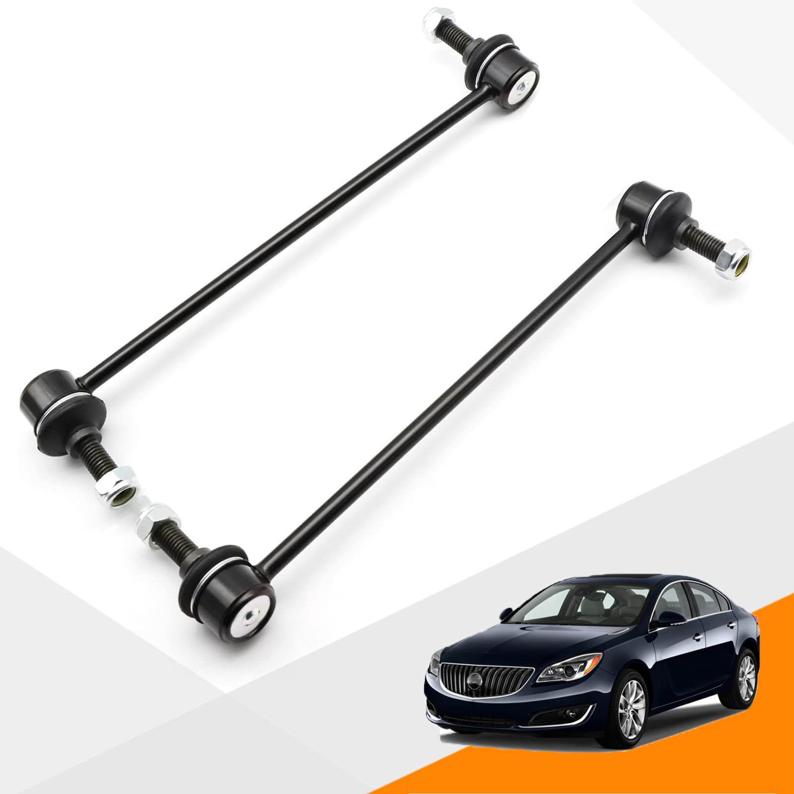 K750660 (Set Of 2) Front Sway Stabilizer Bar End Link Kit Compatible For 2012-2016 Lacrosse, 2012-2017 Regal, 2013-2019 Xts, 201