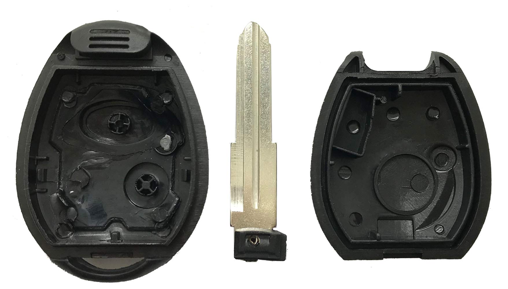 2 Pack Replacement Key Fob Shell Case Fit for Land Rover Discovery 1999-2004 Keyless Entry Remote Casing Key Cover Housing with