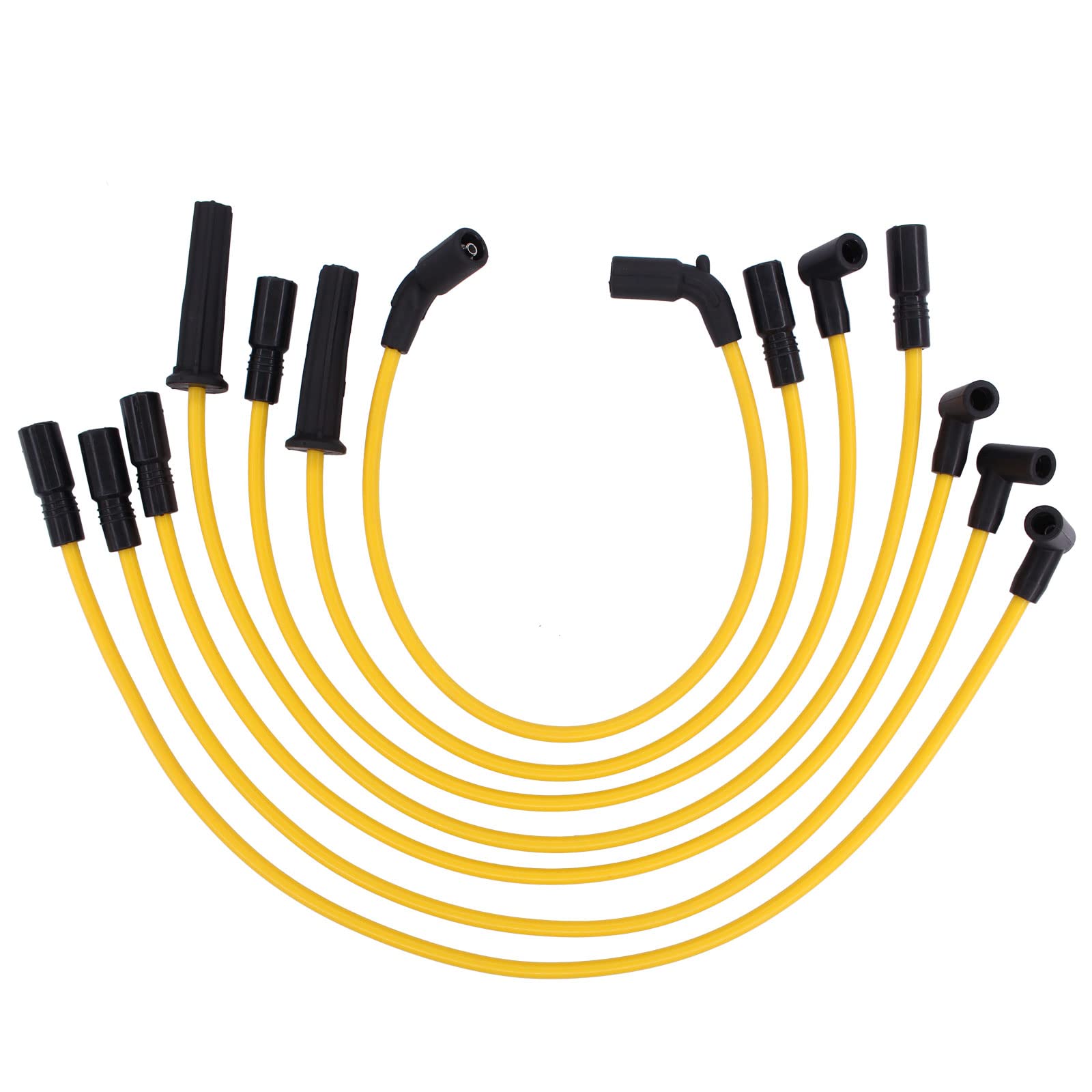 NewYall Pack of 7 8mm Ignition Spark Plug Wire Set for 4.3L V6 Chevy Express Astro S10 P30 for GMC C1500 Jimmy Savana Sonoma 199