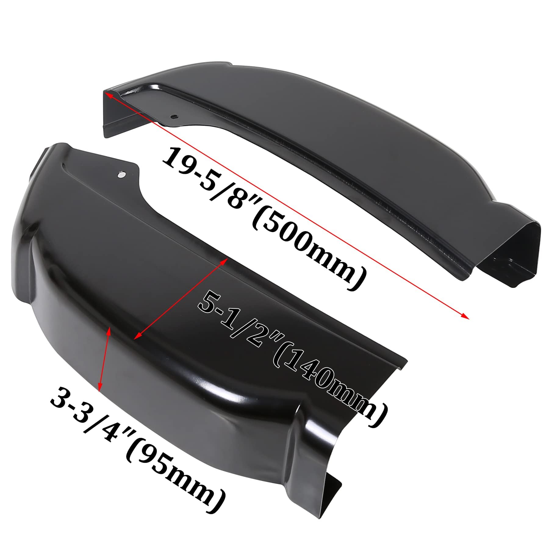 Ecotric Cab Corners Compatible With 1999-2007 Chevy Chevrolet Silverado Sierra 4 Door Extended Cab Trucks Replace For 0856-115 0