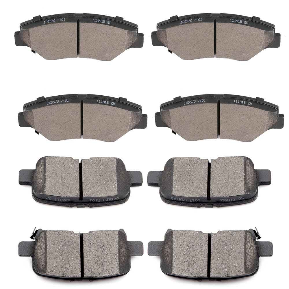 Scitoo D943 D865 Front Rear Ceramic Brake Pads Sets Fit For Honda Pilot 2003-2008
