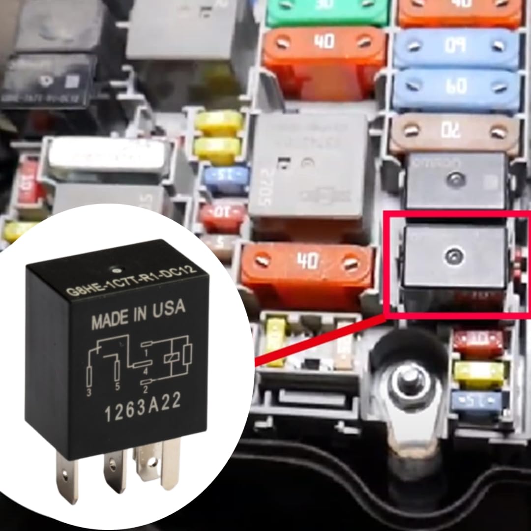 G8HE-1C7T-R1-DC12 DC12V 5Pins Automobile Relay (2pcs)