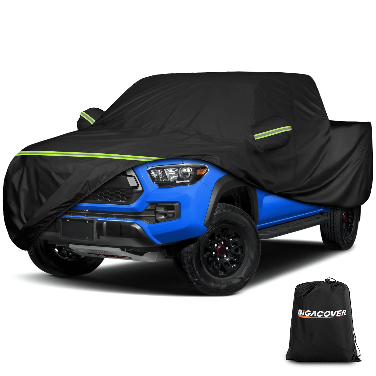 for Tacoma Double Cab 5-ft.Truck Cover,Outdoor Car Covers with Driver Side Zipper Windproof Heavy Duty Protection for 2016-2023 