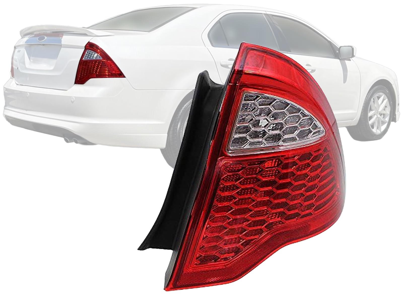 Auto Parts Avenue APA Replacement Tail Light Rear Lamp for 2010 2011 2012 Fusion Passenger Right Side 9E5Z13404A FO2819147