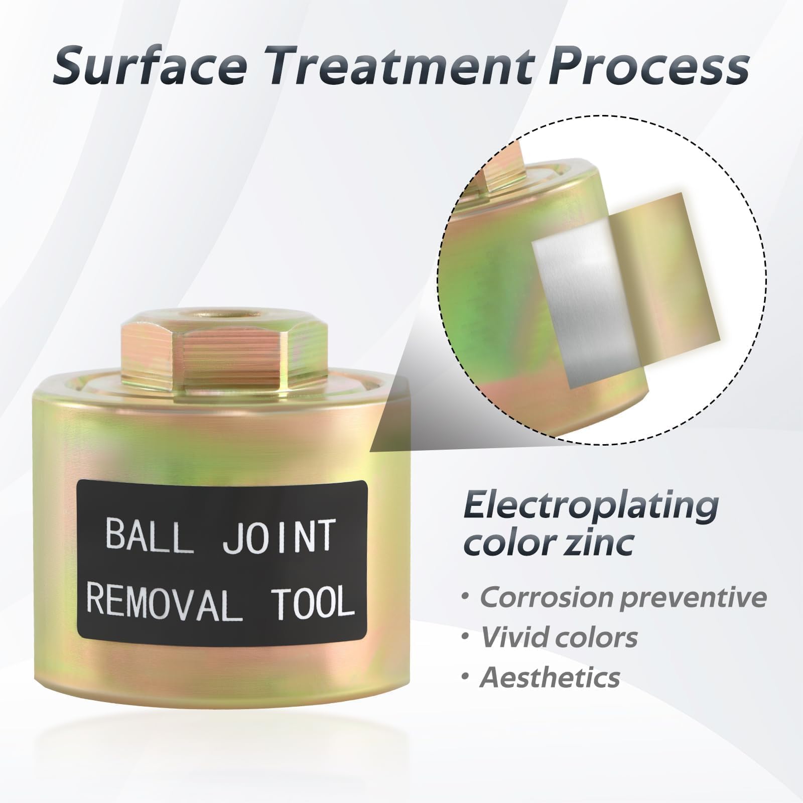 Himarklif Front Ball Joint Puller Removal Tool Fits For Polaris Atv Utv Sportsman Ranger Etc Replace# 100-4057