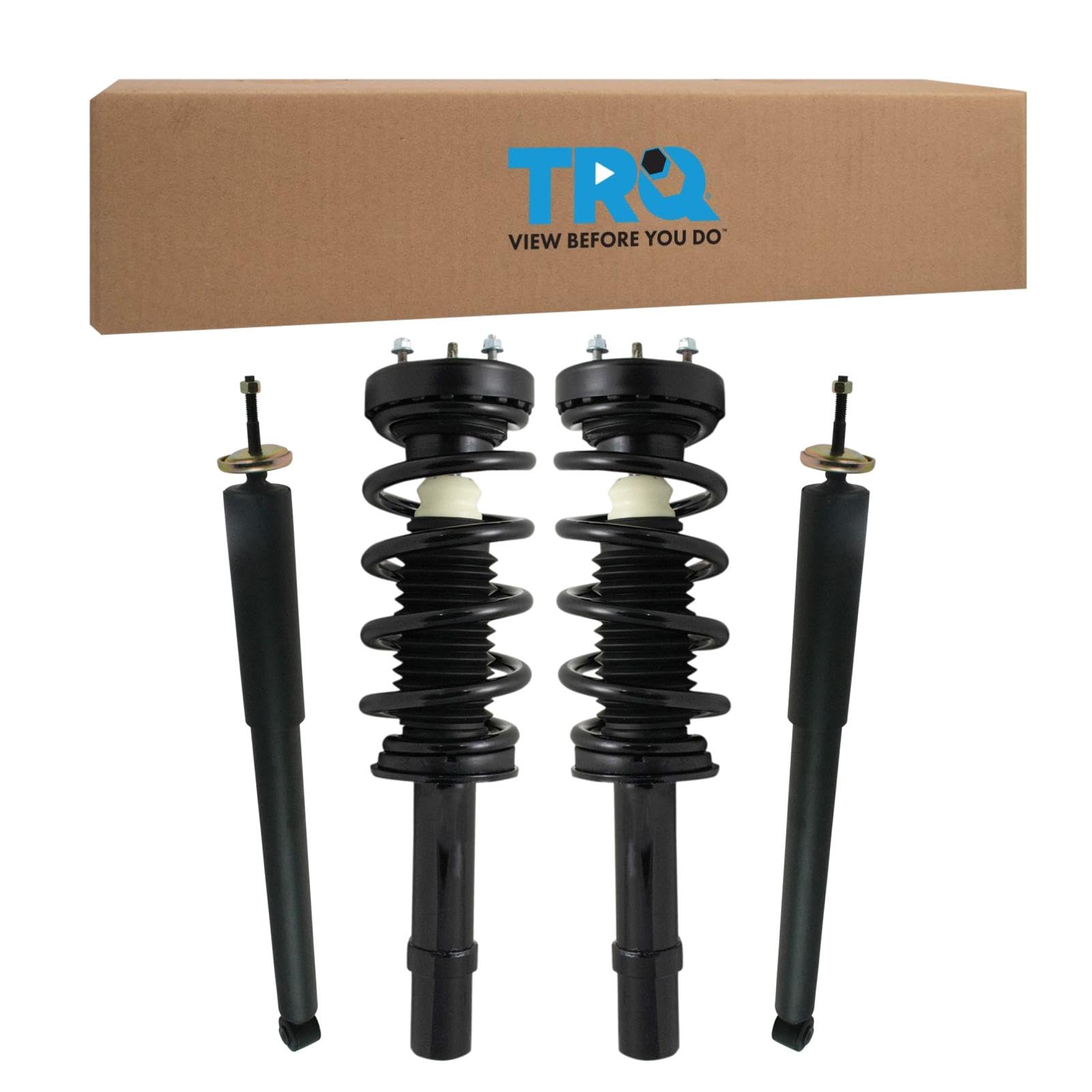 Trq Front And Rear Complete Strut Assembly & Shock Absorber Kit Shock & Spring Strut Assembly Compatible With 2012-2022 Chrysler