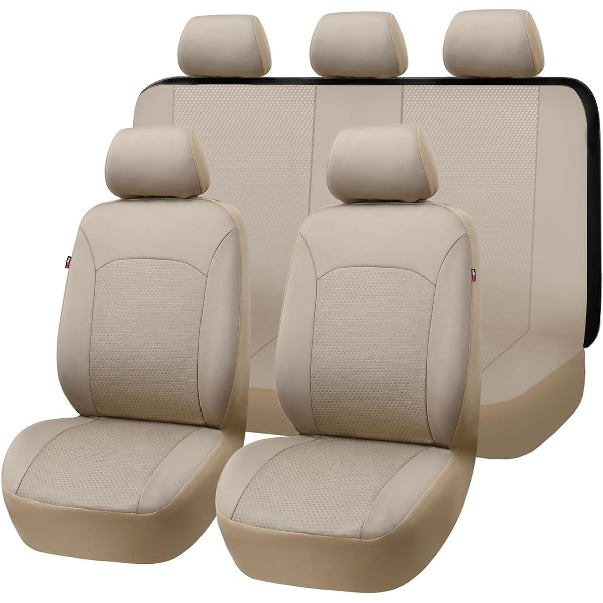 Flying Banner Car Seat Covers Front Seats Rear Bench Polyester Car Seat Protectors Easy Installations Rear Bench Neoprene Split