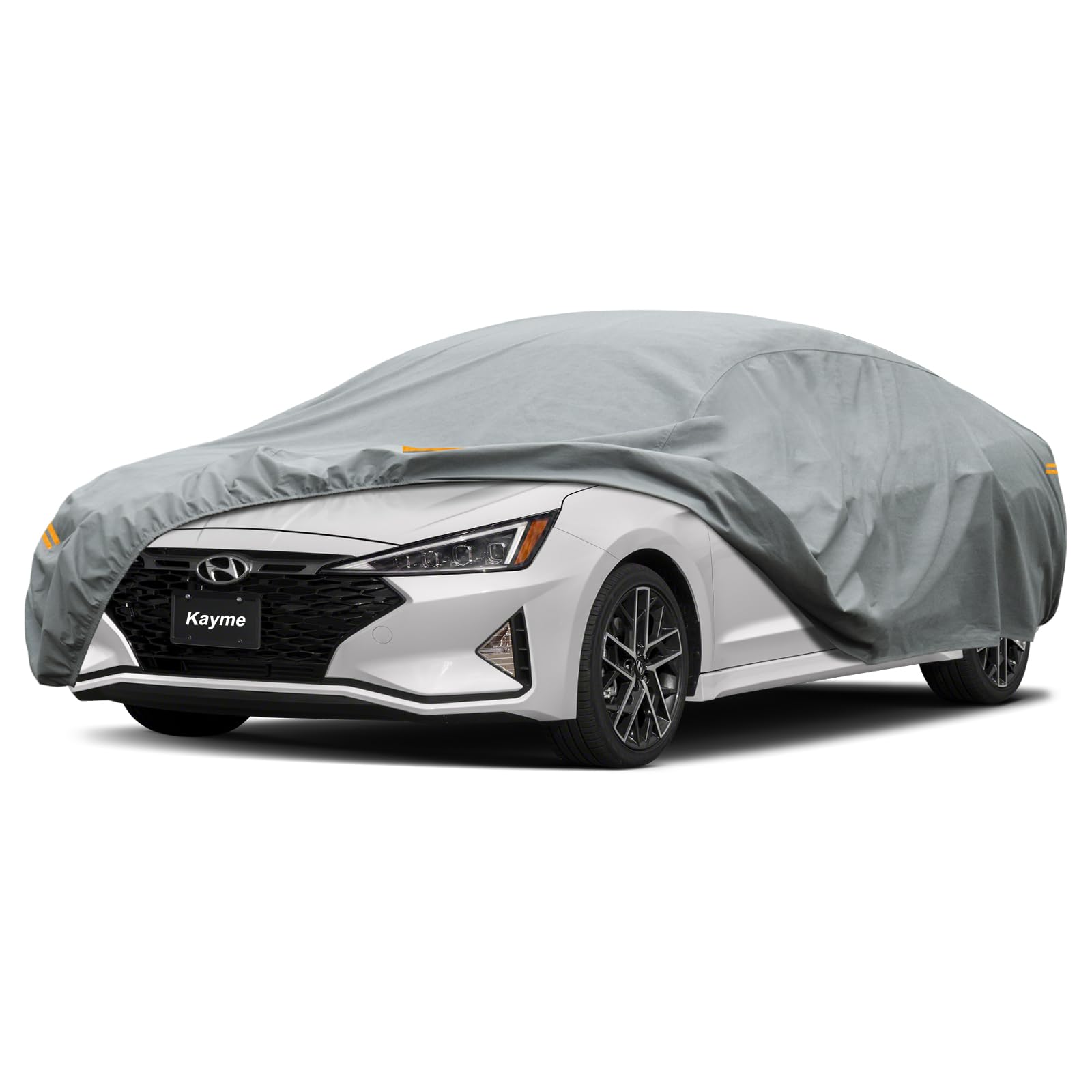 Kayme Heavy Duty Car Cover Custom Fit Hyundai Elantra (2025-2025) Waterproof All Weather For Automobiles, Full Exterior Covers S
