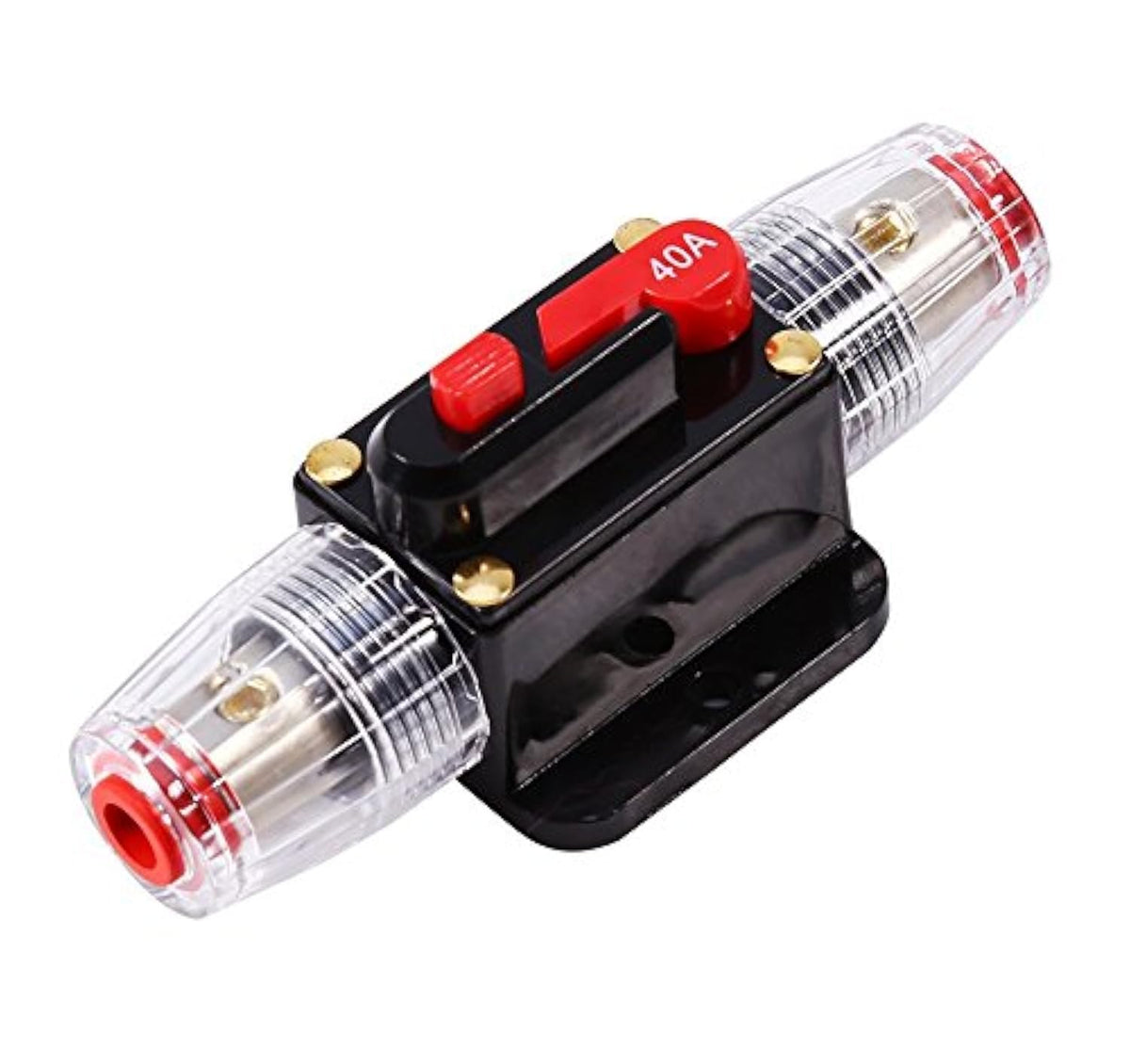 Anjoshi Fuse Holders 40Amp 20A 30A 50A 60A 80A 100A 150A Inline Circuit Breaker For Car Audio And Amps Overload Protection Reset