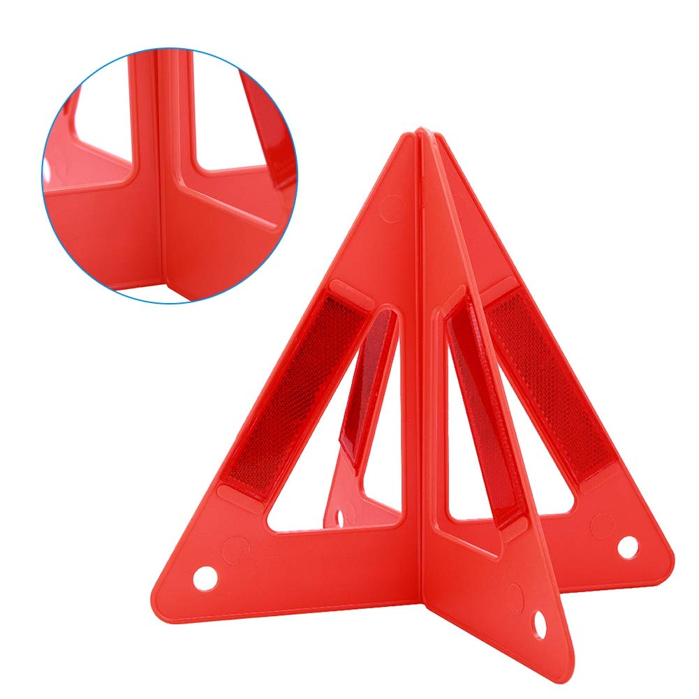 Warning Triangles, Portable Car Emergency Breakdown Reflective Warning Safety Road Stop Sign